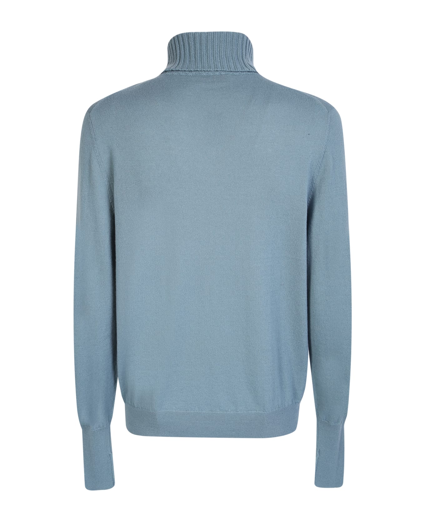 Ballantyne Light Blue High Neck Sweater - Blue