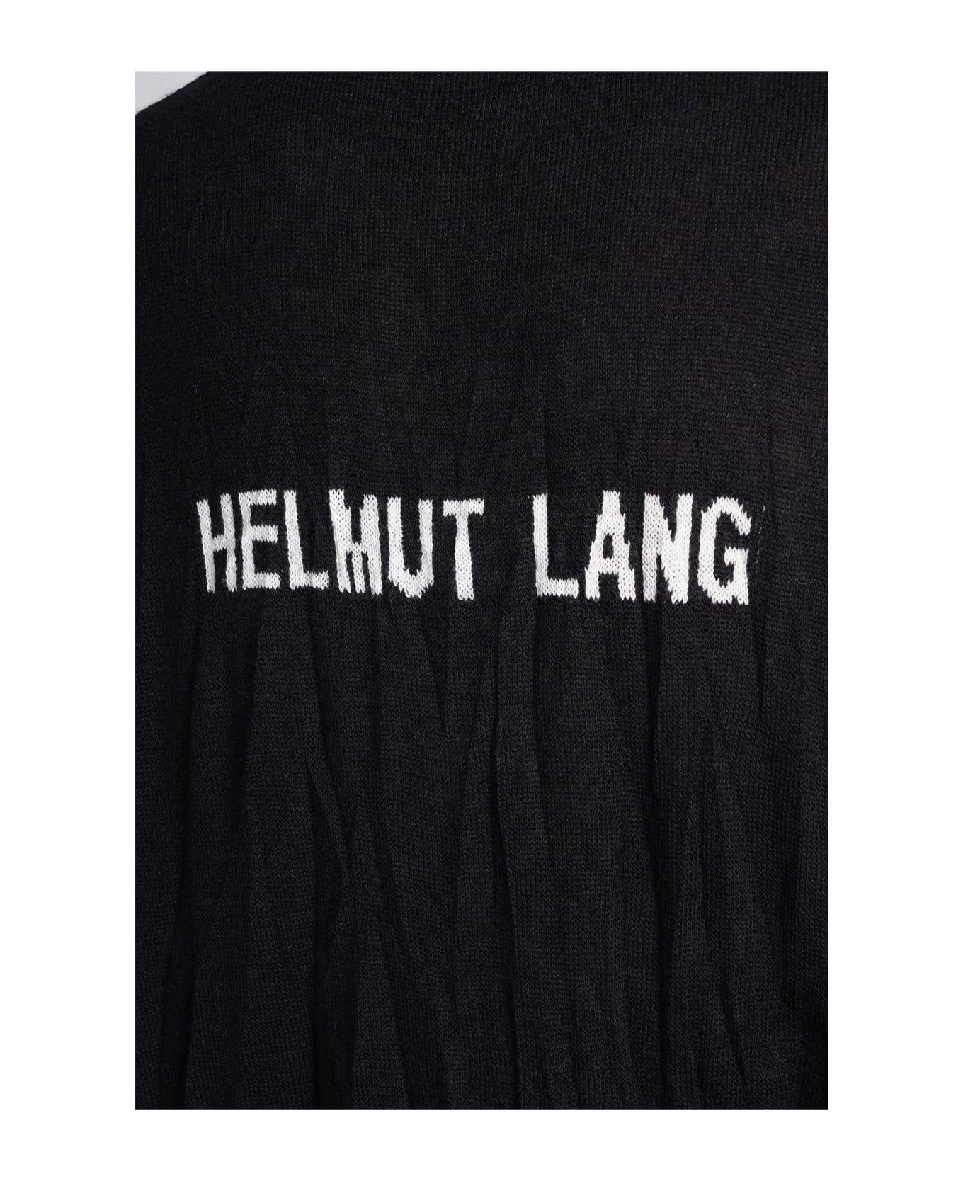 Helmut Lang Knitwear In Black Wool - black