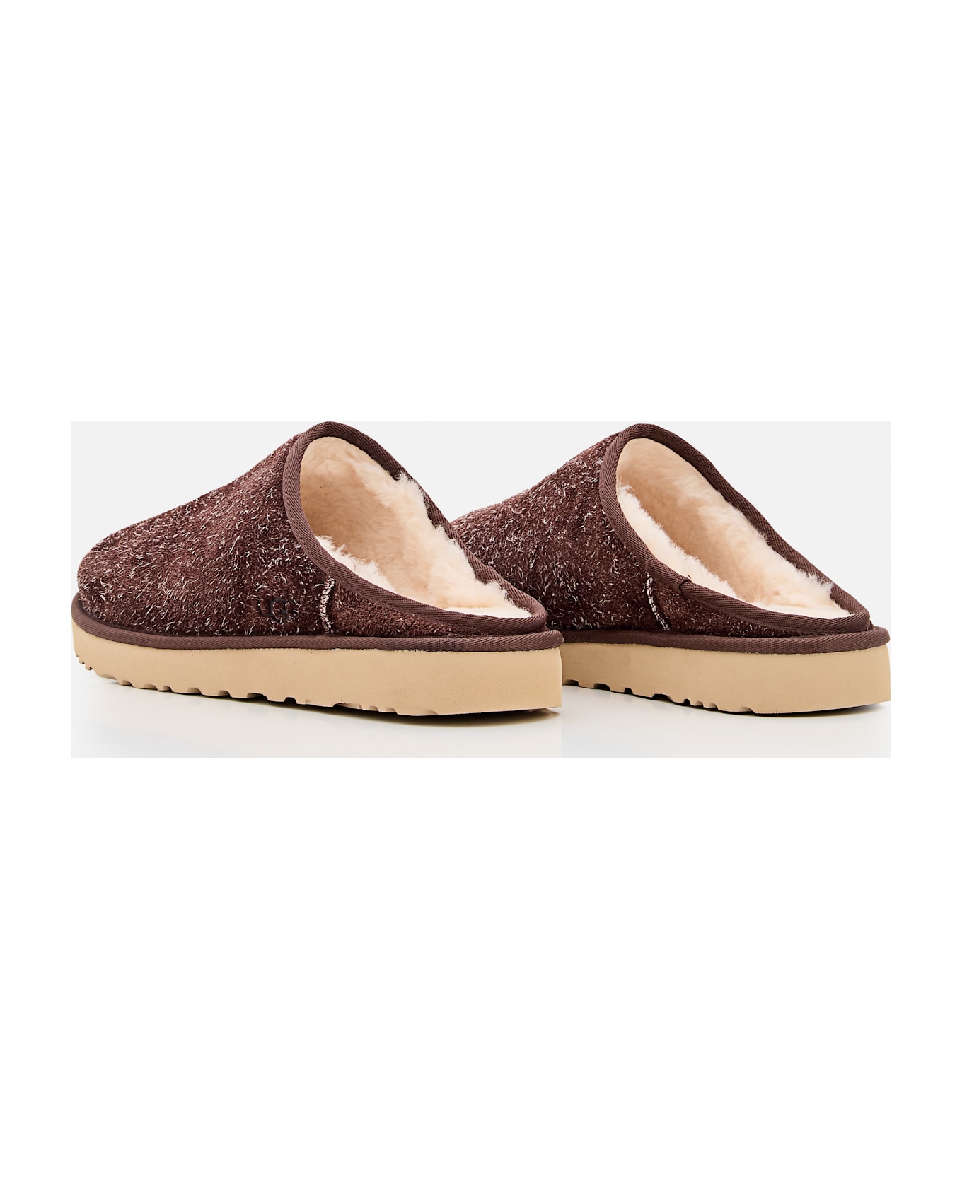 UGG M Classic Slip-on Shaggy Suede - Brown