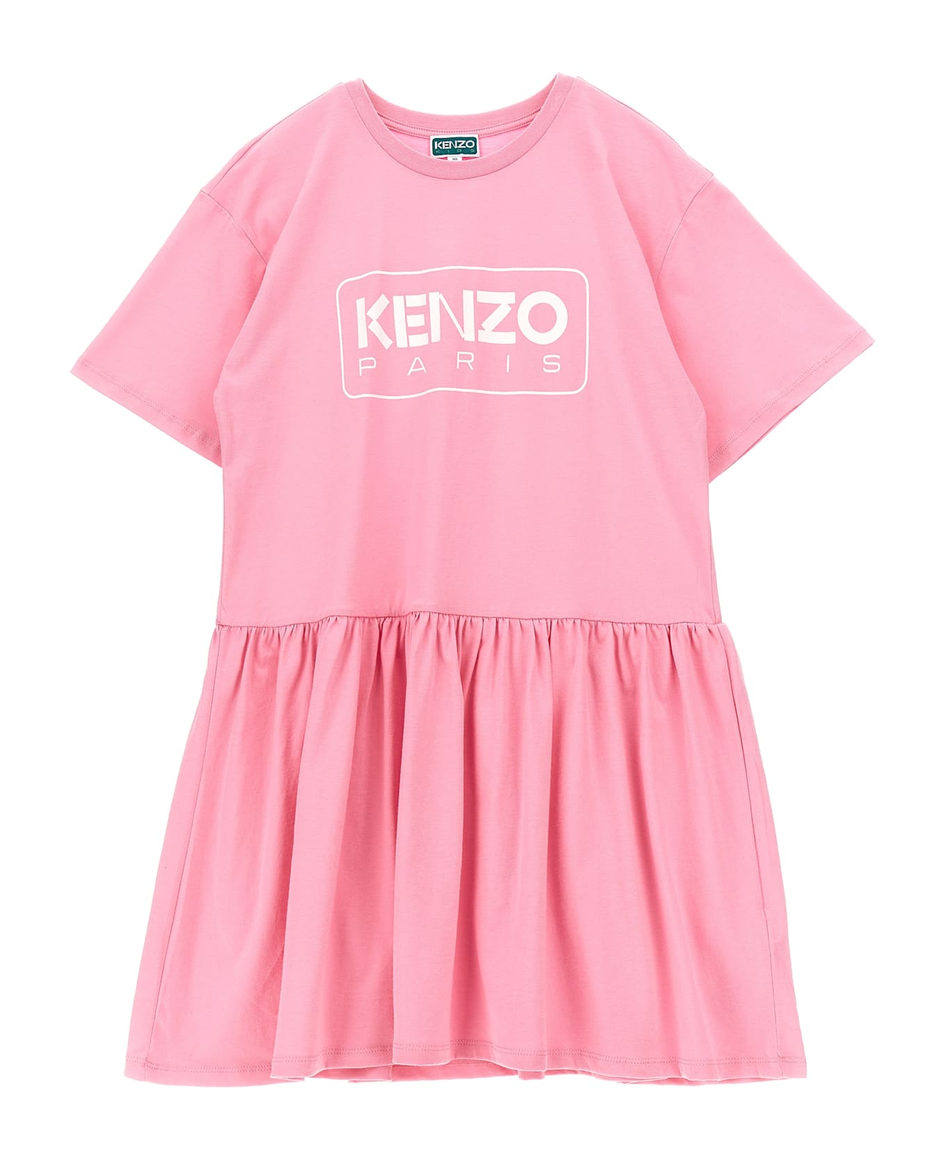 Kenzo Kids Logo Dress - Pink