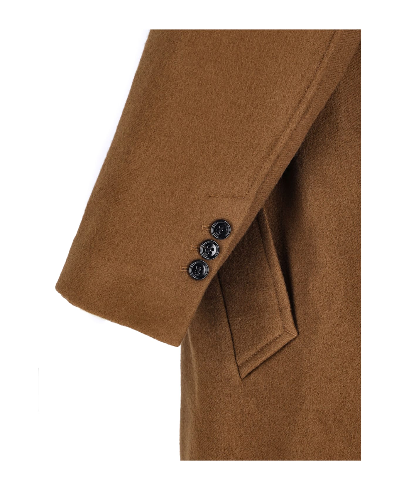 Ami Alexandre Mattiussi Double-breasted Coat - Brown