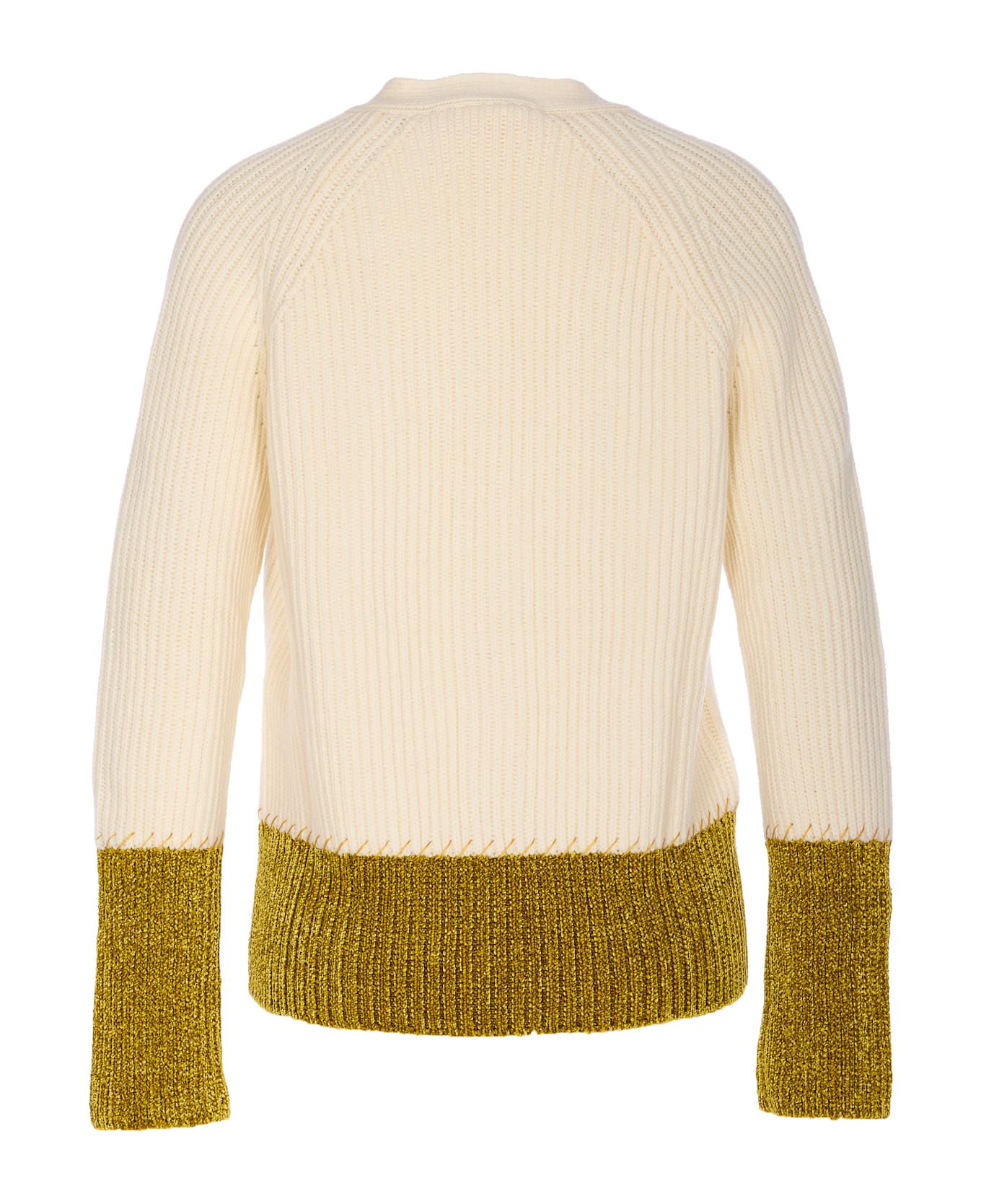 Marni Knitted Cardigan - White