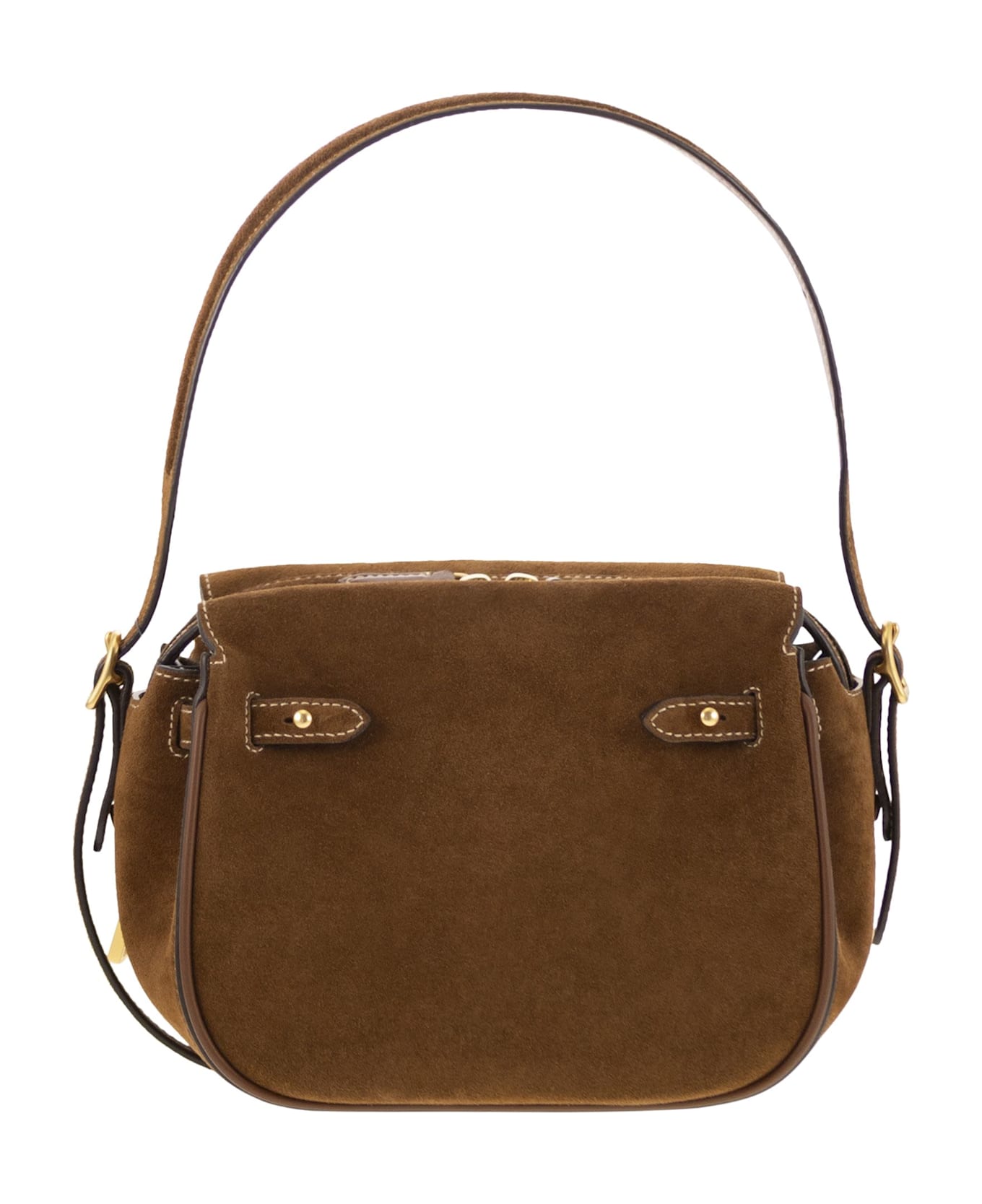 Polo Ralph Lauren Mini Polo Id Suede Satchel - Leather