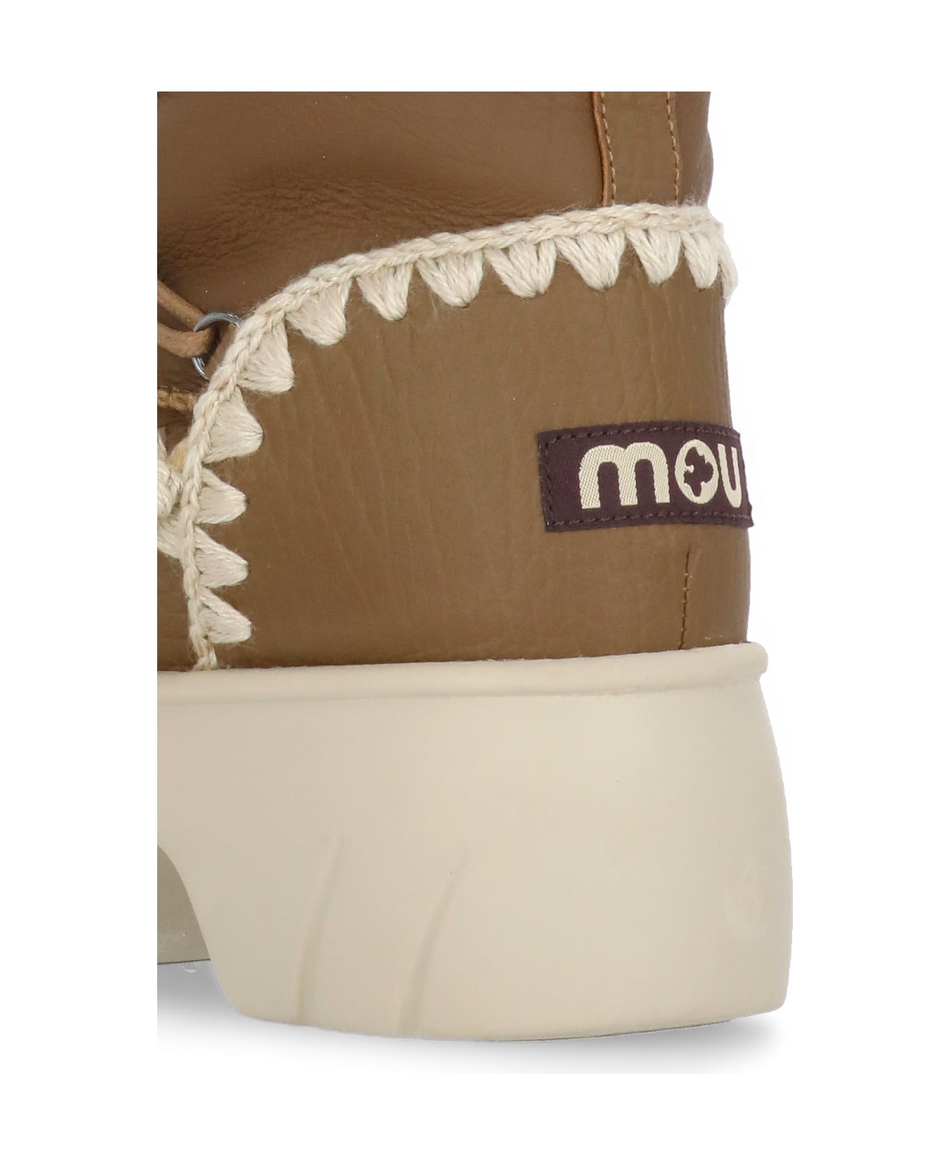 Mou Eskimo Twist Short Ankle Boots - Brown