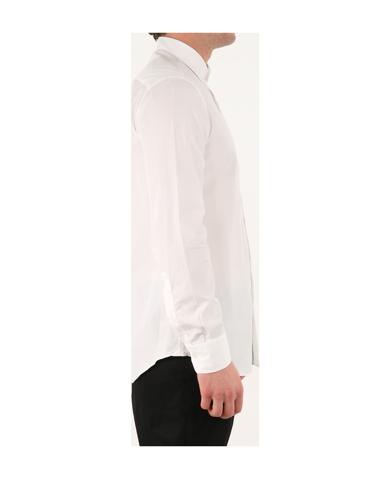 Salvatore Piccolo Pin Argento White Shirt - WHITE