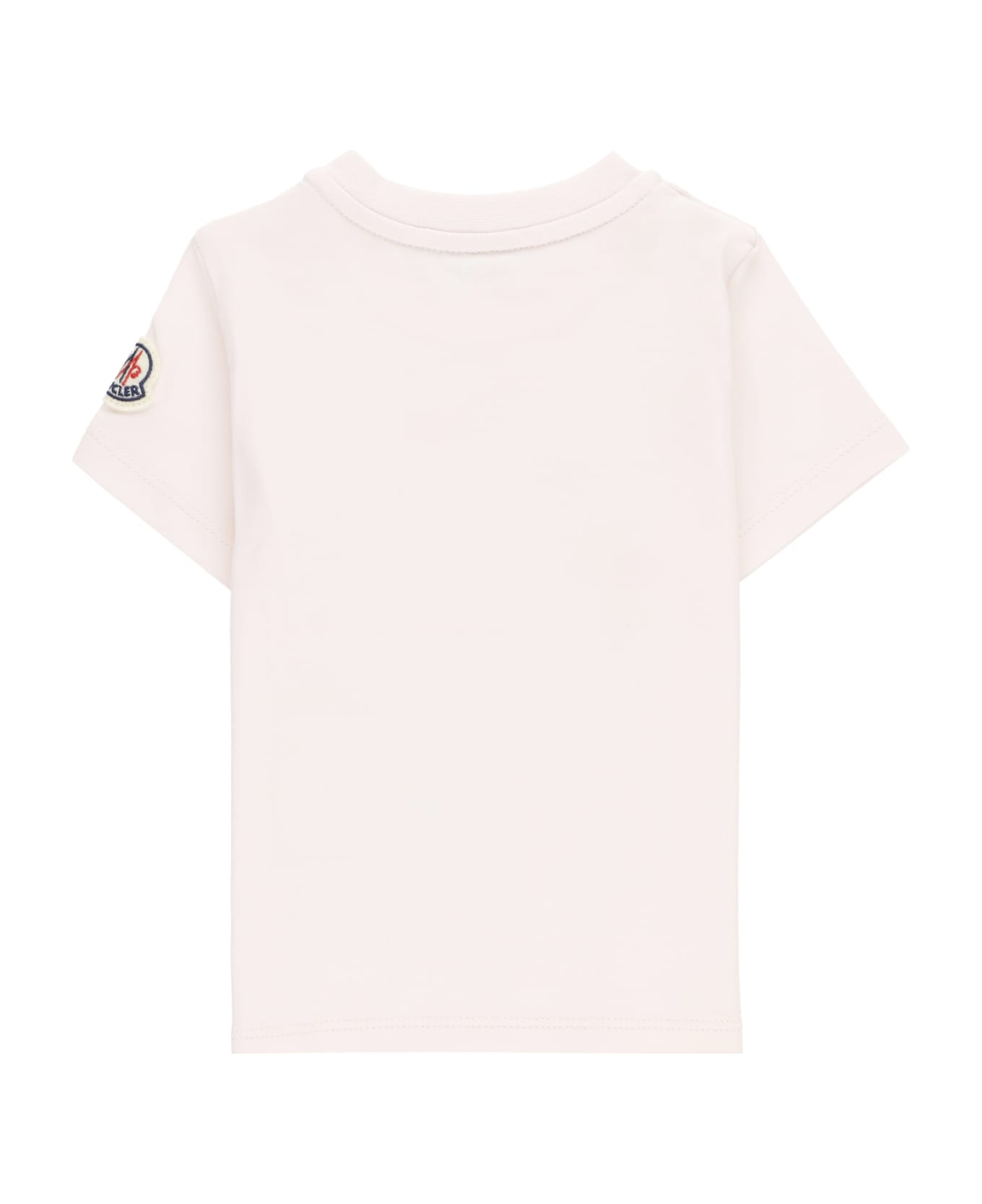 Moncler T-shirt With Logo - Pink