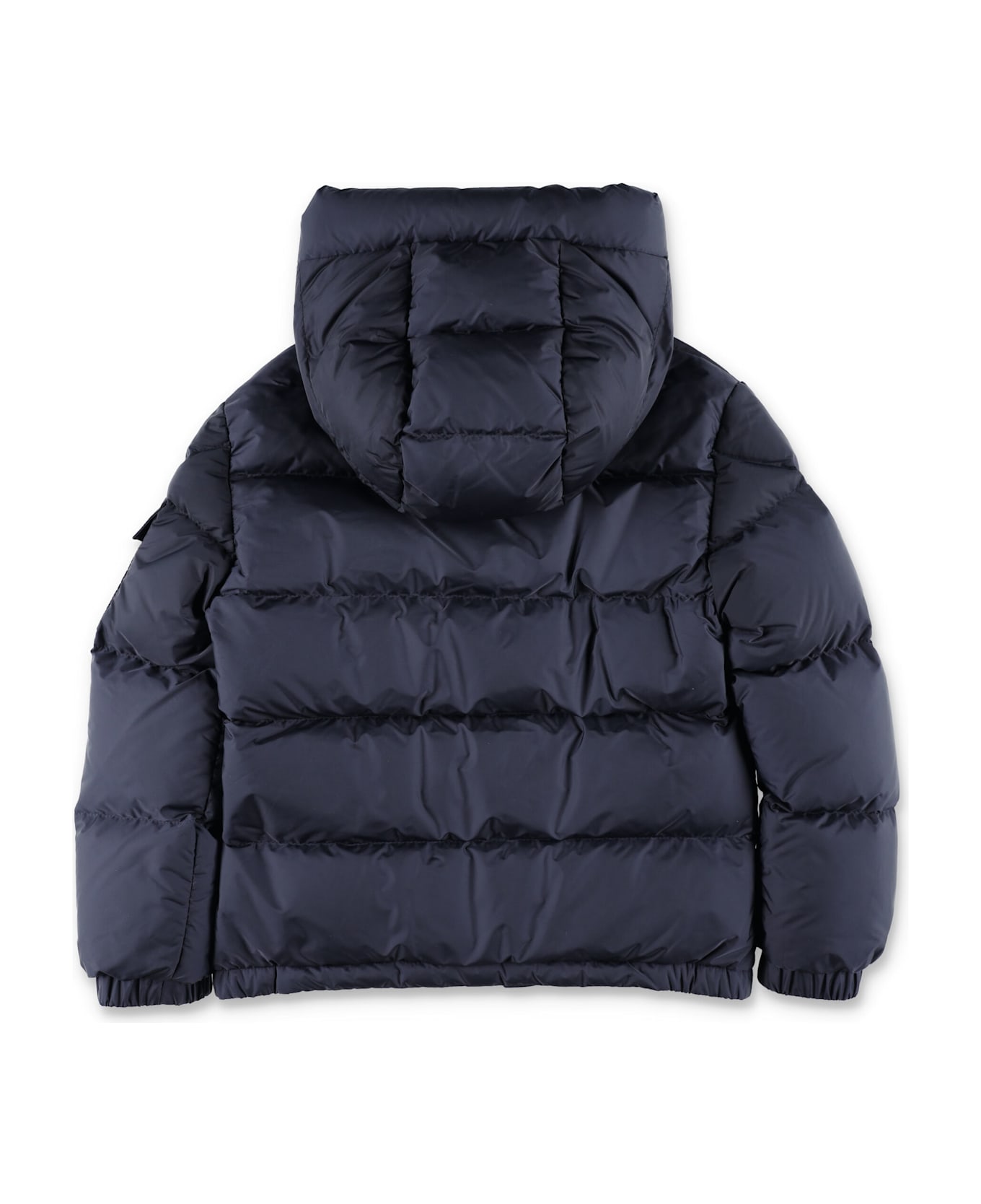 Moncler Eranu Hooded Down Jacket In Nylon For Kids - NAVY