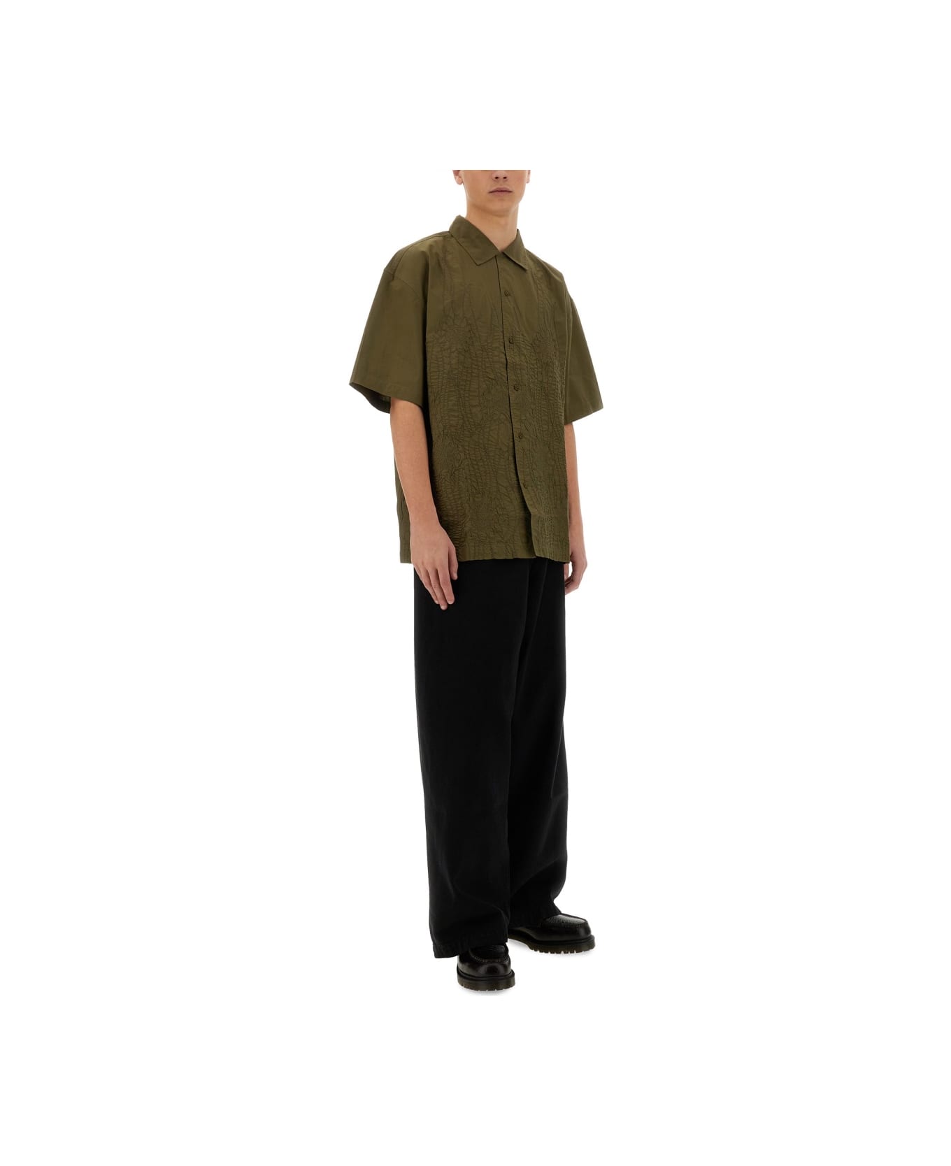 YMC "ciders" Shirt - BROWN