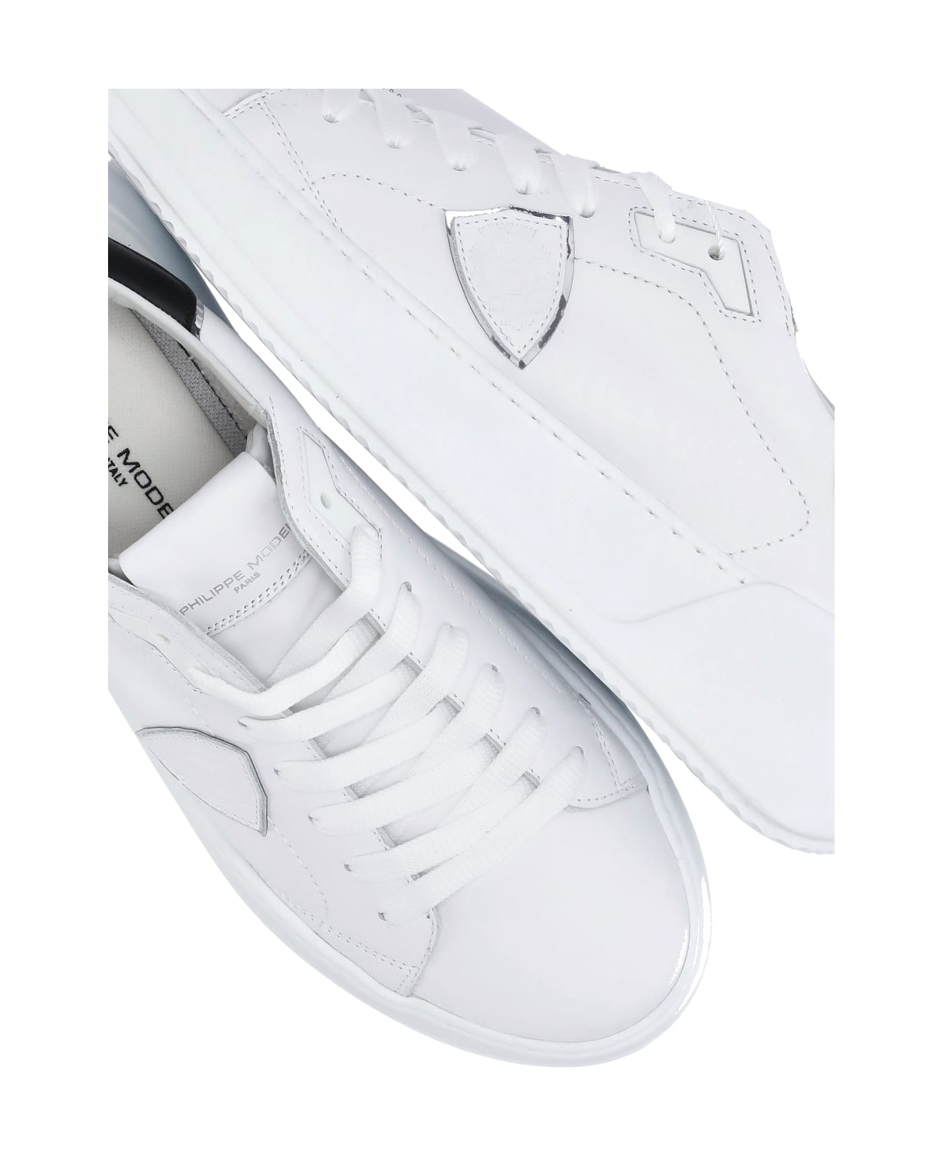 Philippe Model Tres Temple Low Sneakers - White
