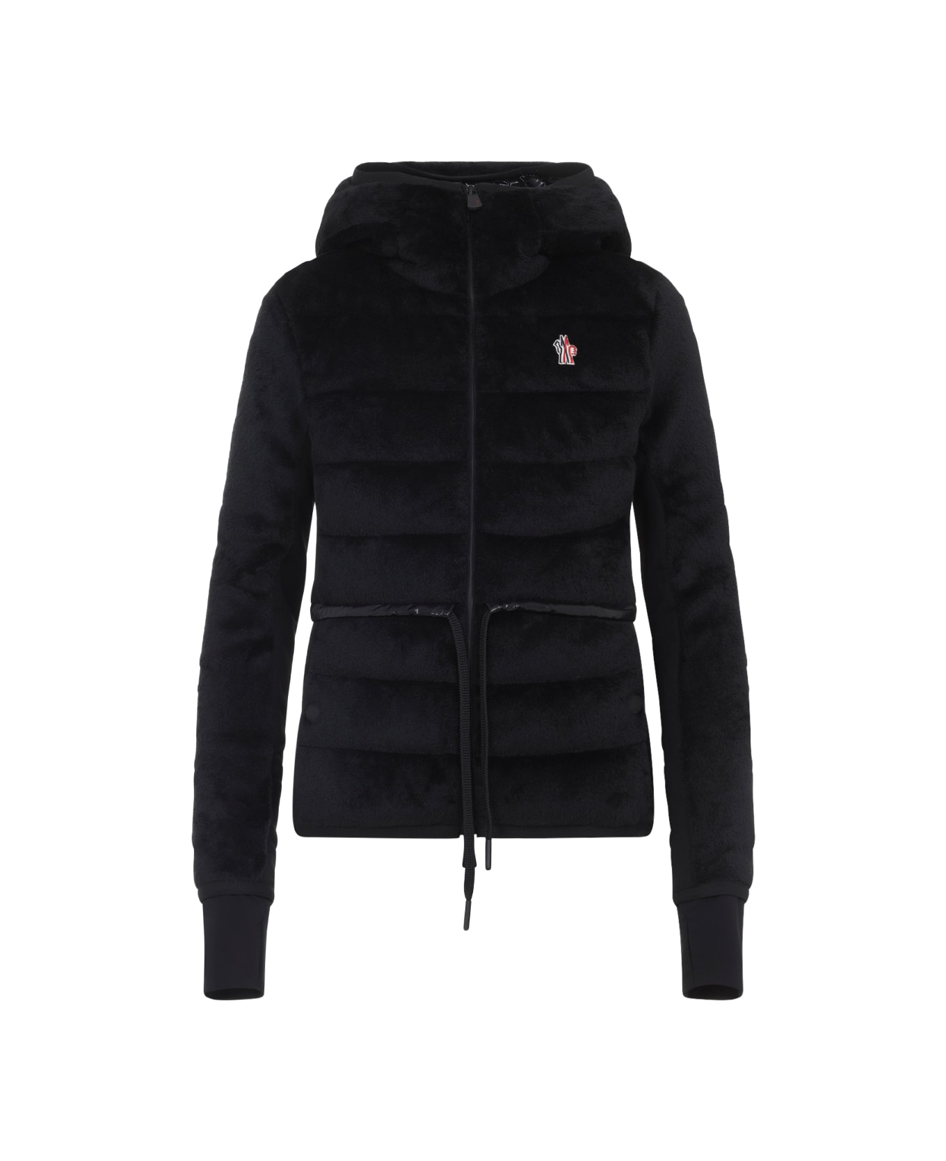 Moncler Grenoble Zip Up Cardigan Jacket - Black
