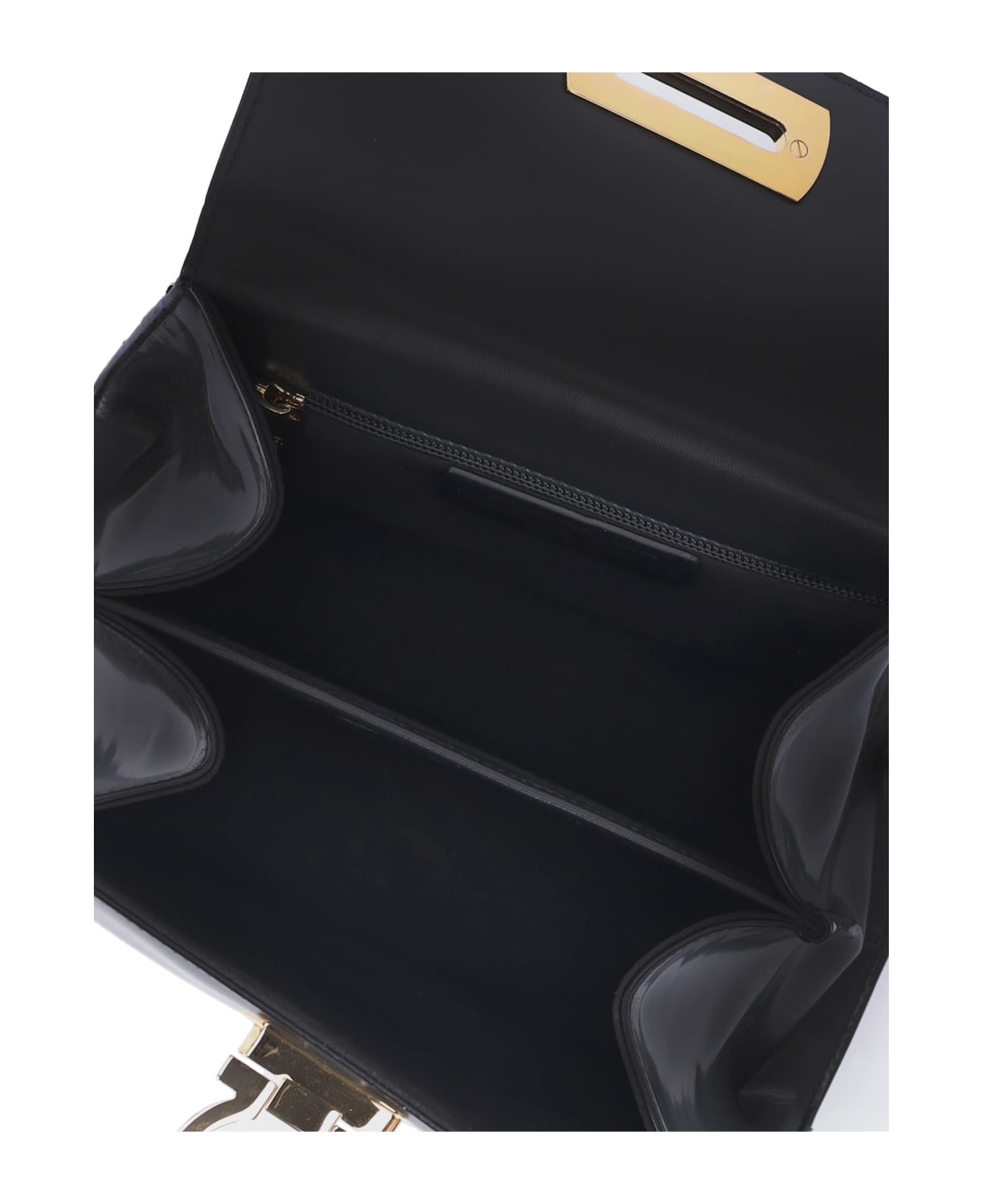 Ferragamo Iconic Medium Handbag - Black  