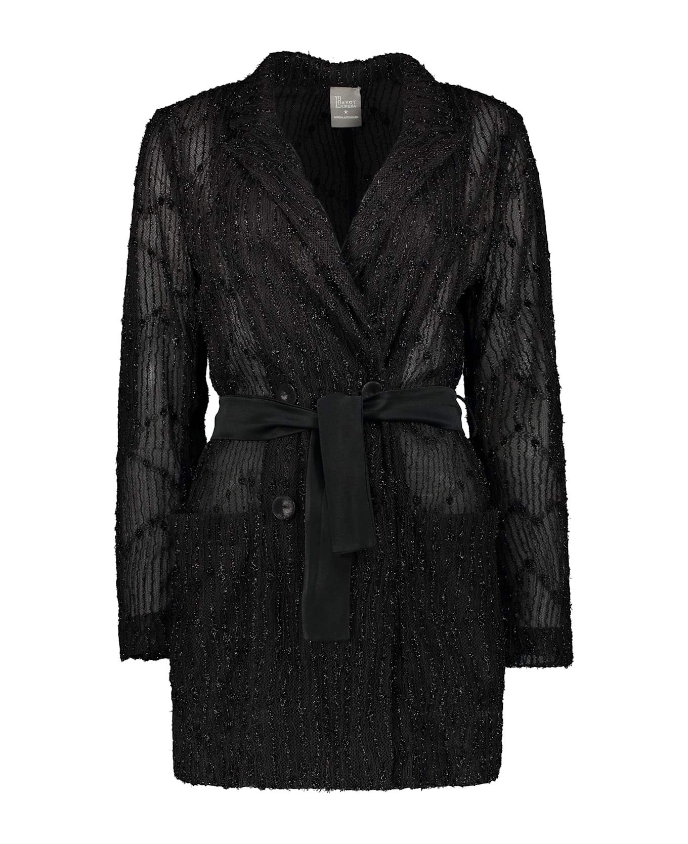 Lorena Antoniazzi Lace Jacket - black