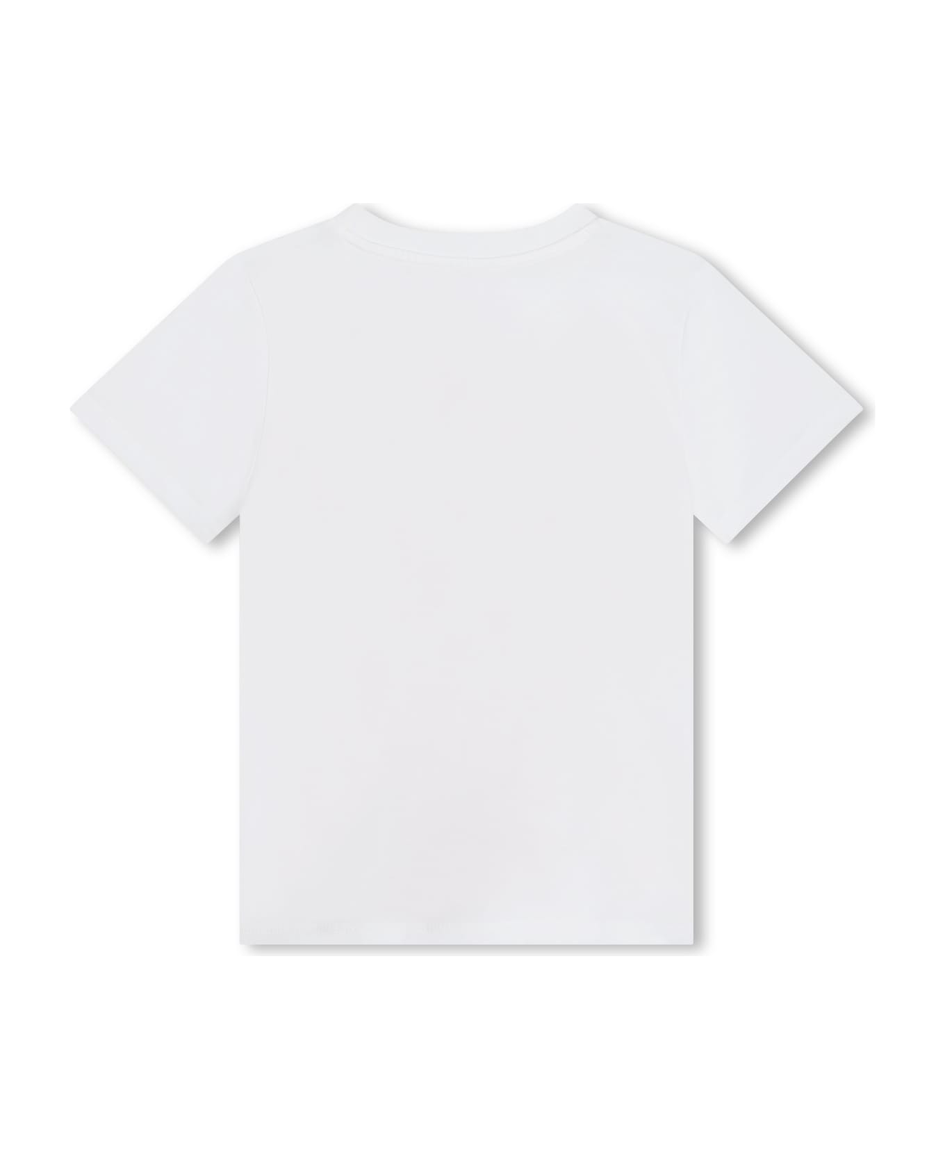Kenzo Kids T-shirt Con Stampa - White