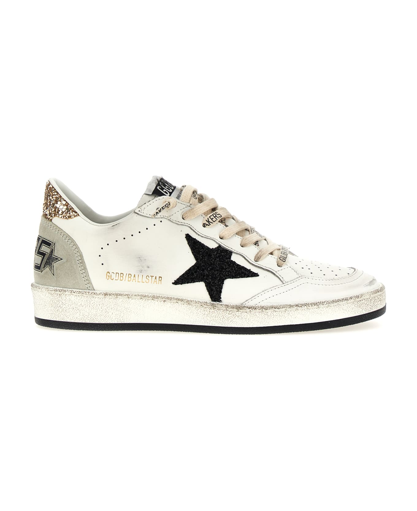 Golden Goose 'ball Star' Sneakers - Bianco