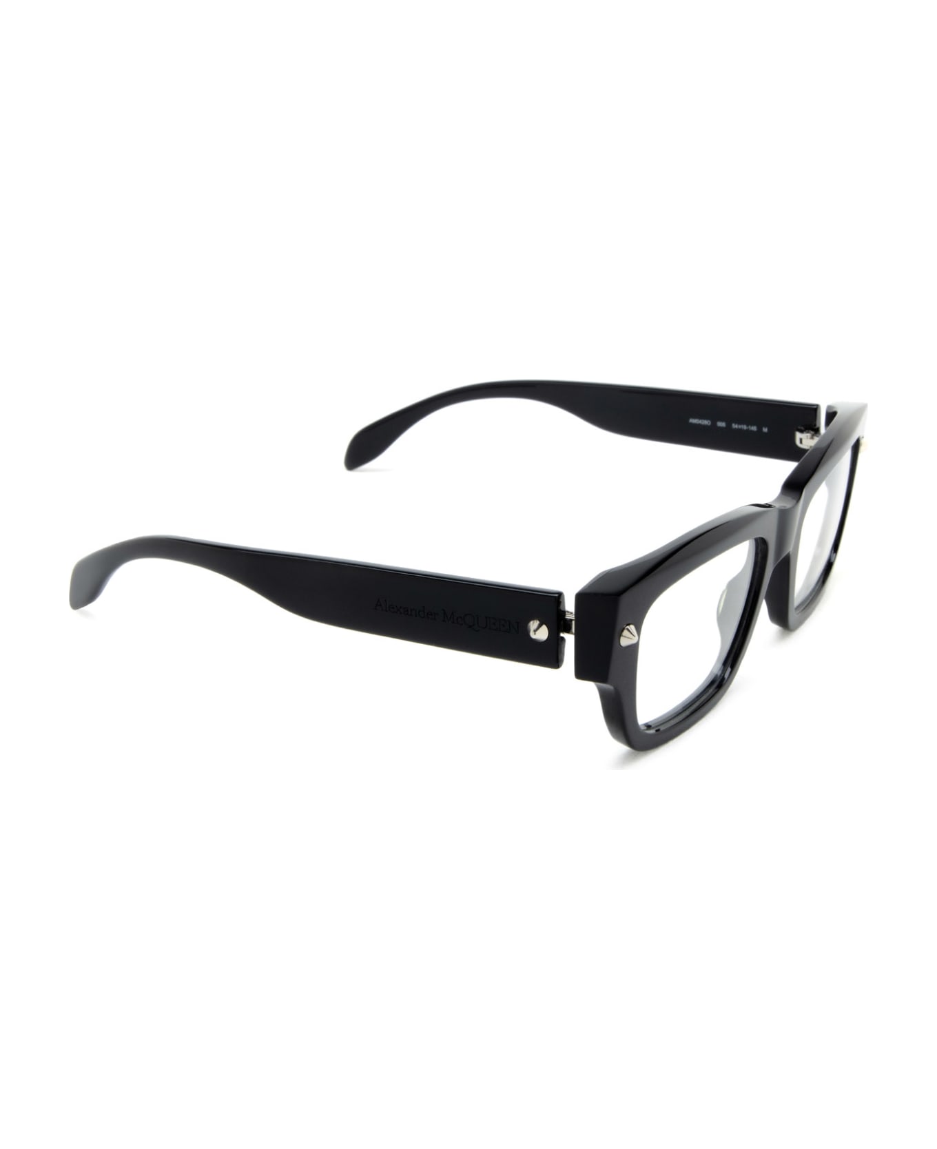 Alexander McQueen Eyewear Am0428o Black Glasses - Black アイウェア