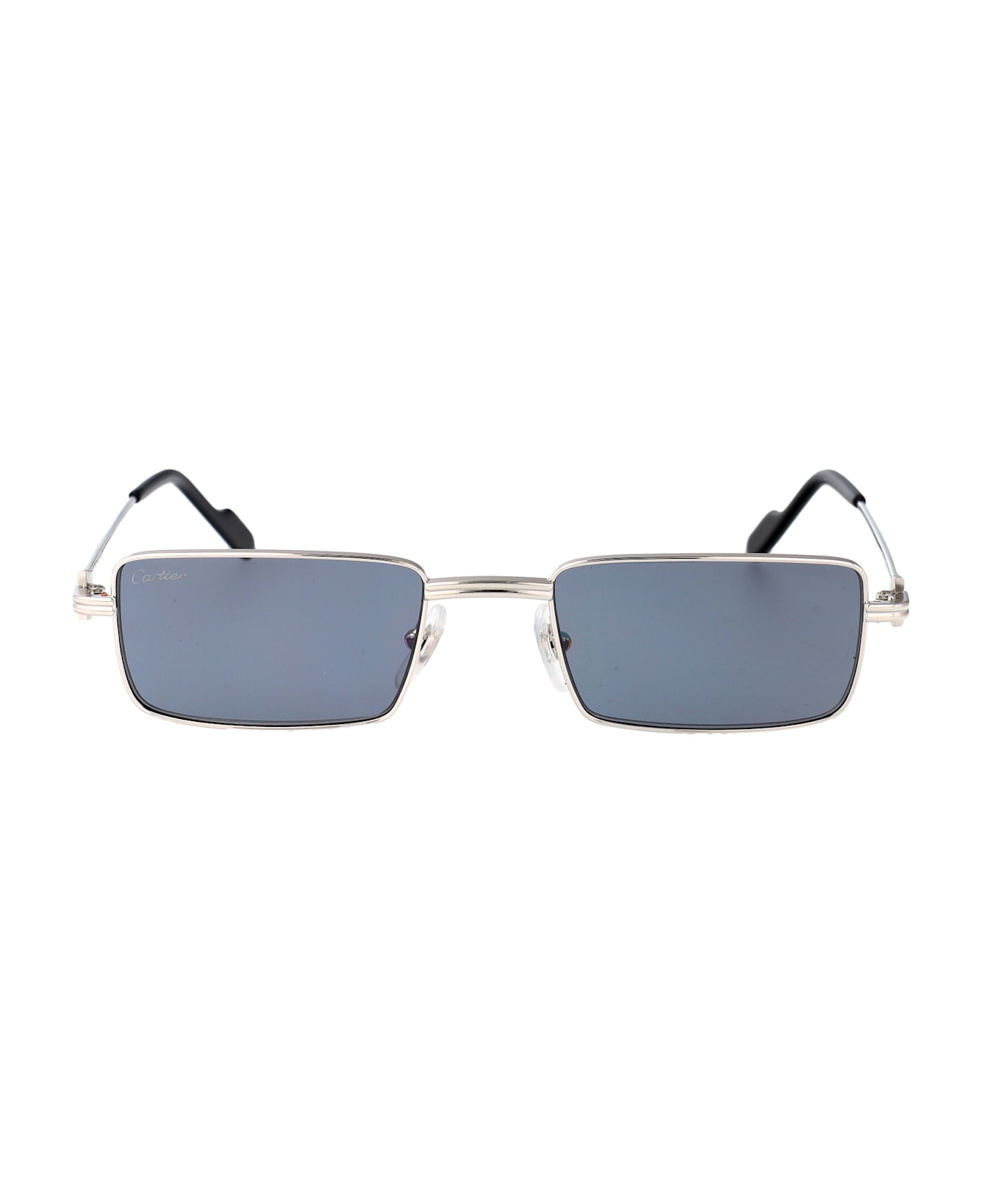 Cartier Eyewear Ct0501s Sunglasses - SILVER SILVER LIGHT BLUE