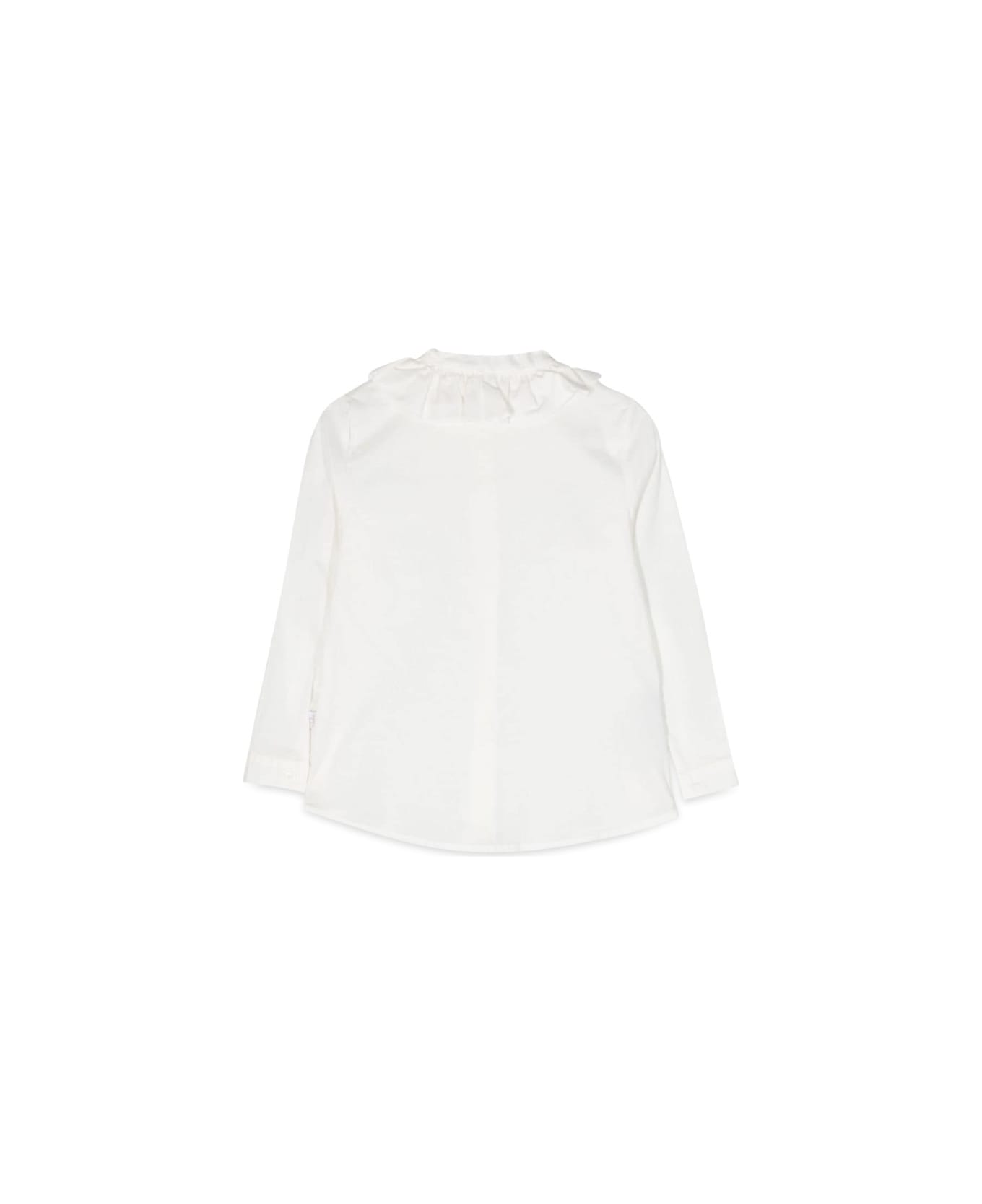 Il Gufo Long Sleeve Shirt - WHITE
