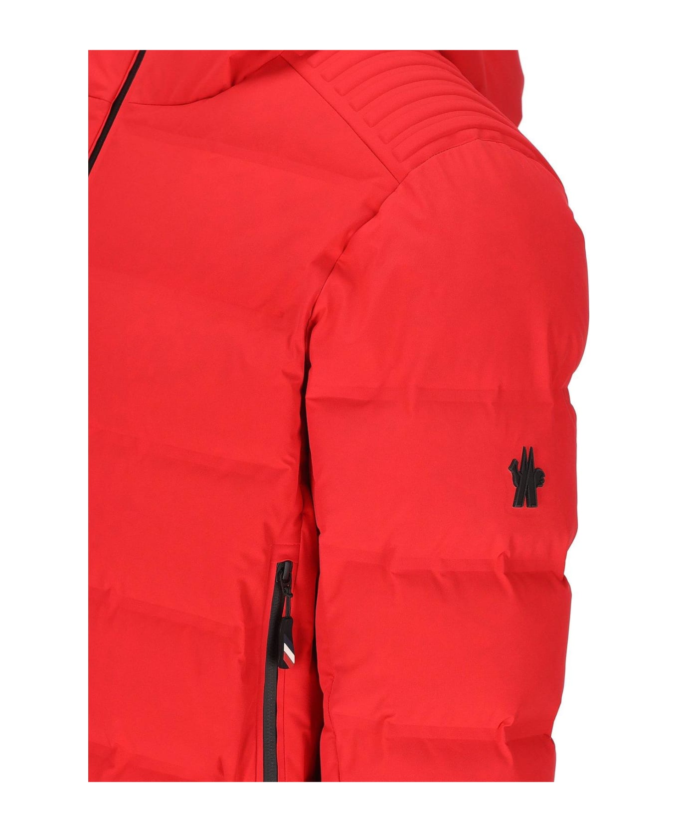 Moncler Grenoble Red Lagorai Short Down Jacket - Red