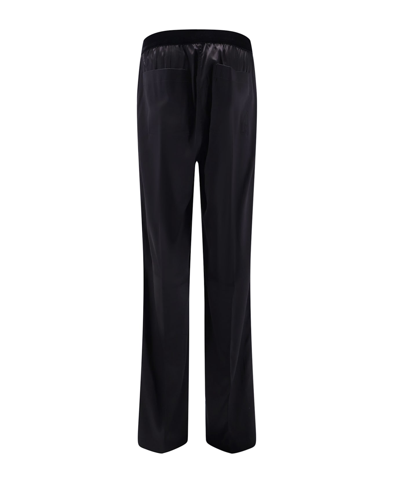 Tom Ford Pyjamas Stretch Satin Trousers - Black