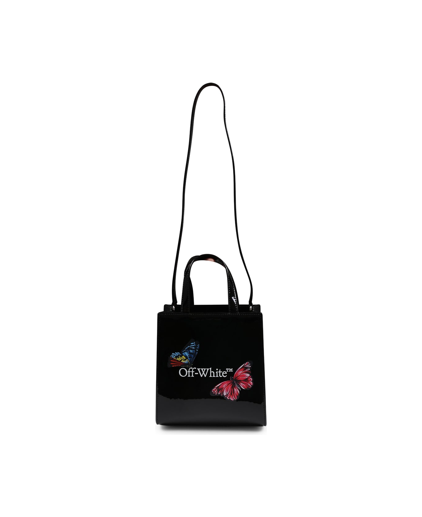 Off-White Black Bag For Girl With Logo - Black