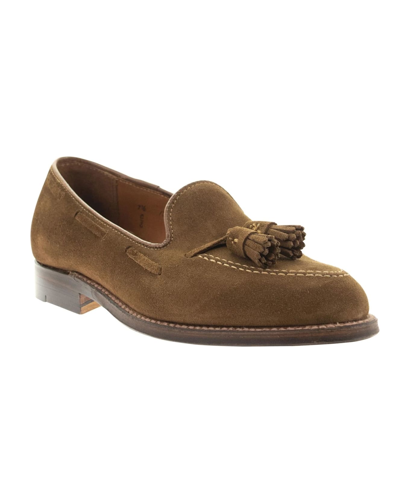Alden 3403 Tassel Loafer Fitting E - Snuff Suede