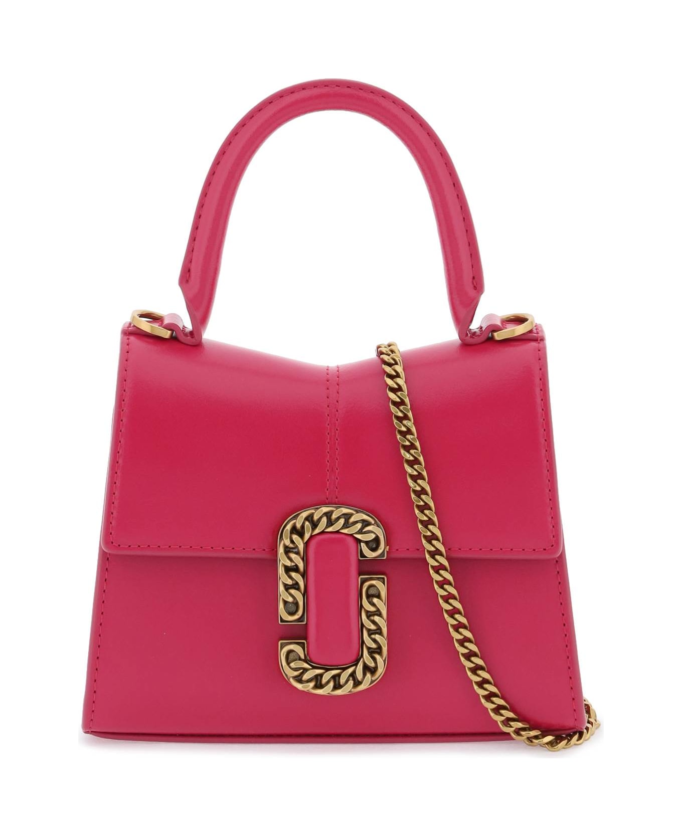 Marc Jacobs The St. Marc Mini Top Handle Bag - LIPSTICK PINK (Pink)