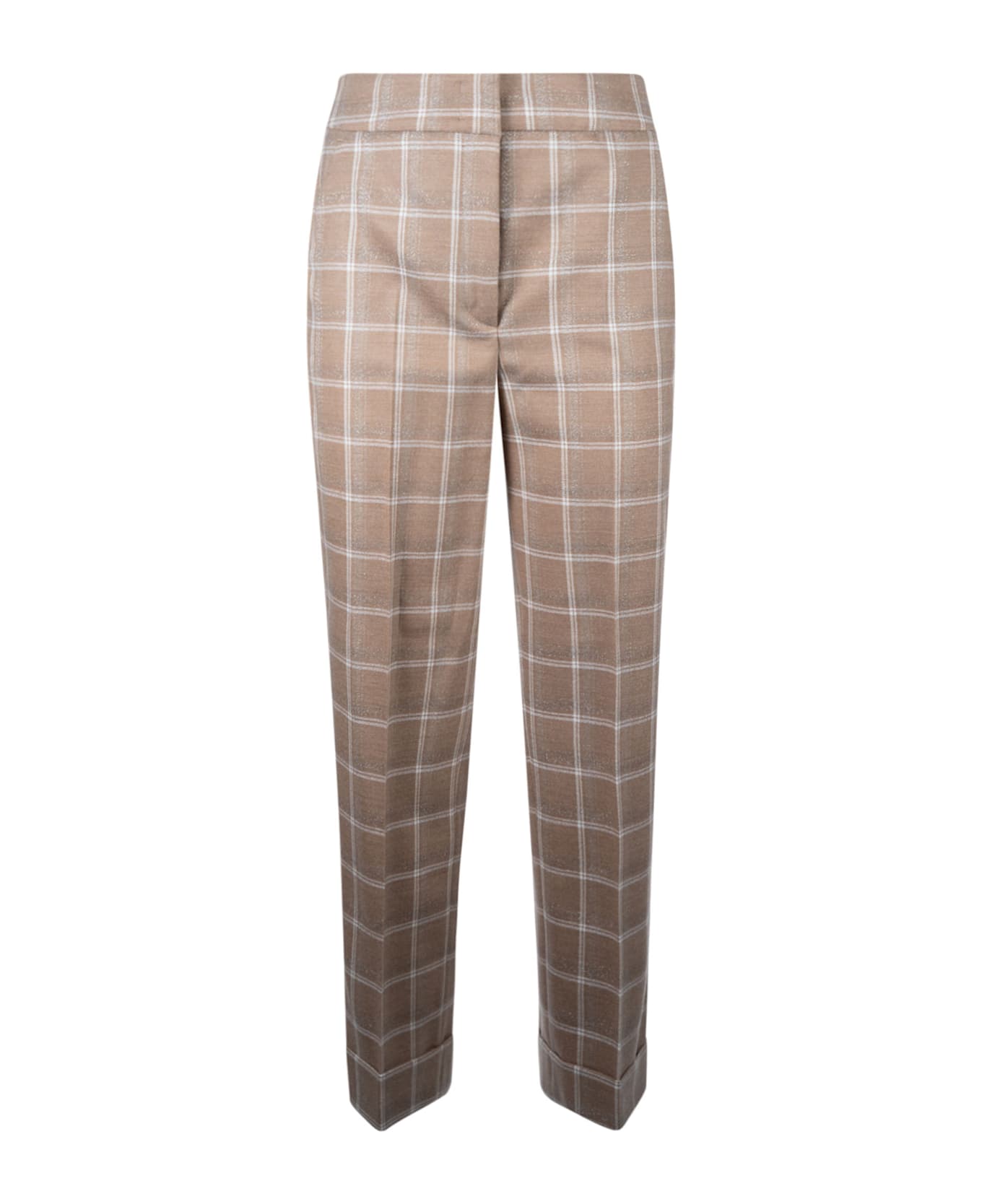 Peserico Checked Trousers - C