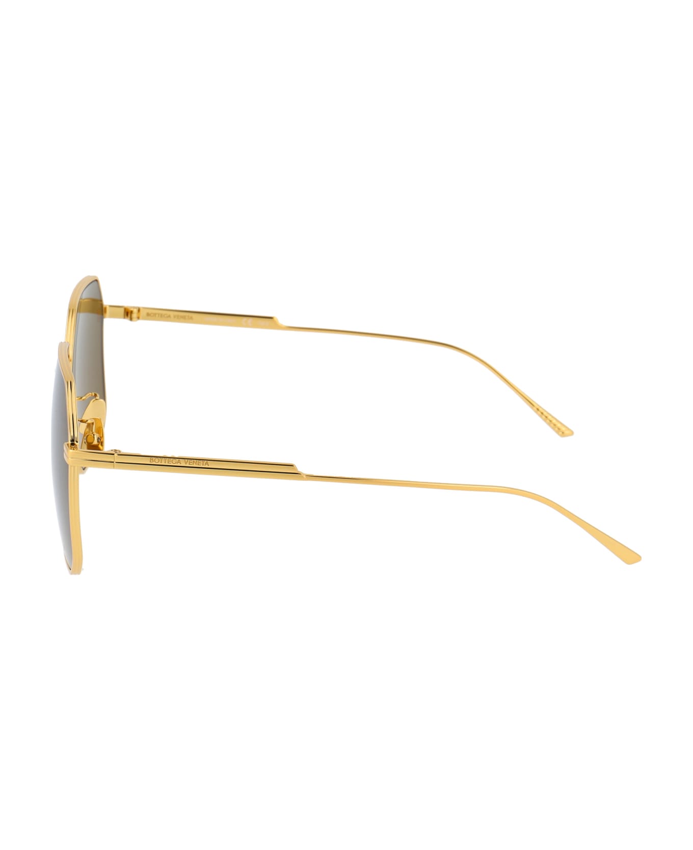 Bottega Veneta Eyewear Bv1108sa Sunglasses - 002 GOLD GOLD BROWN