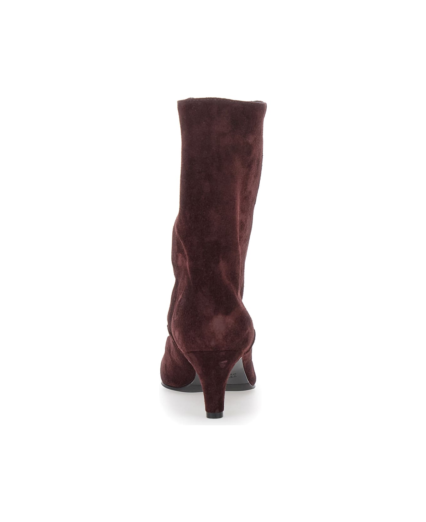 Strategia 
joelle
 Bordeaux Ankle Boots With Pointed Design And Low Heel In Suede Woman - Bordeaux