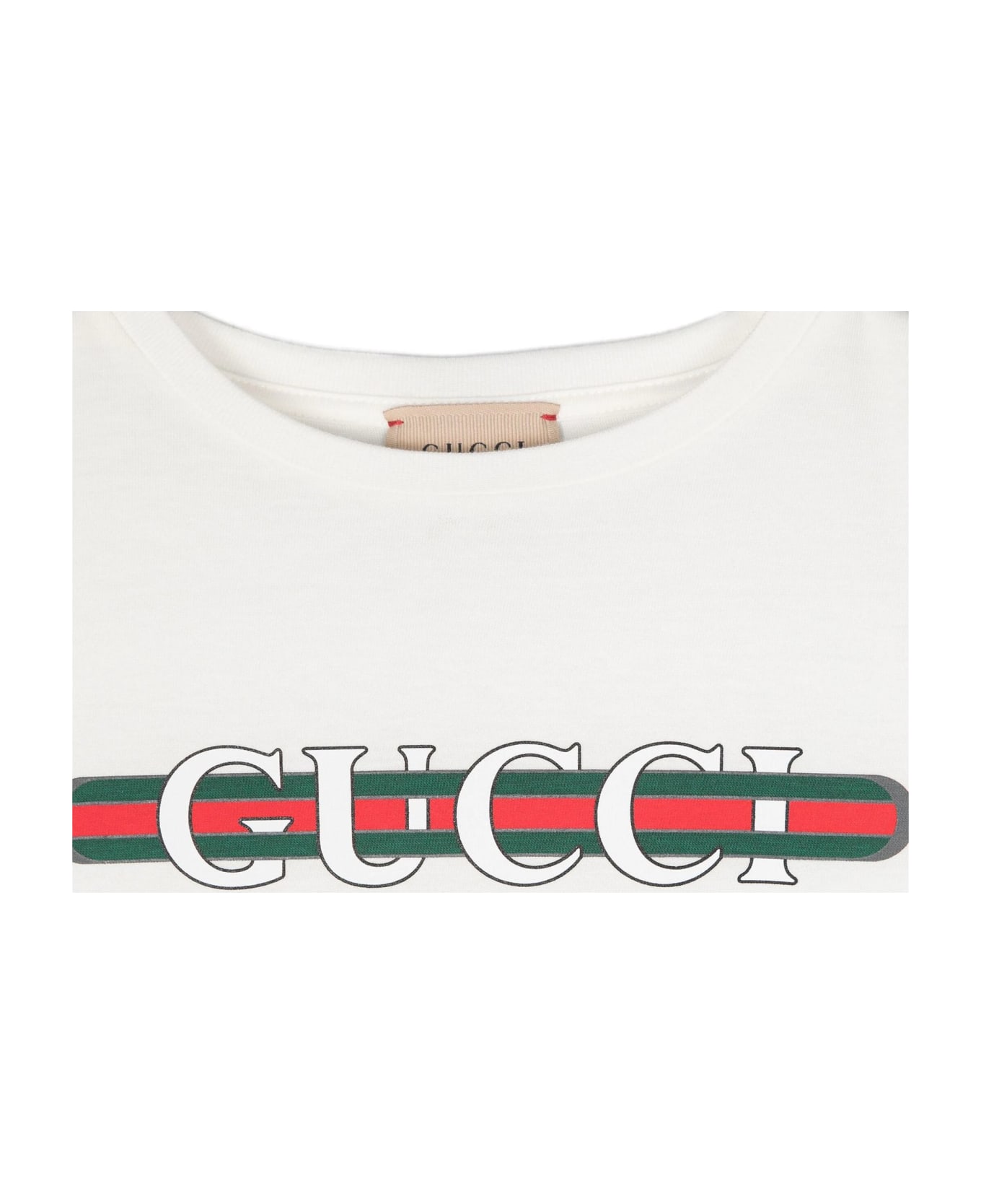 Gucci Kids T-shirts And Polos White - White