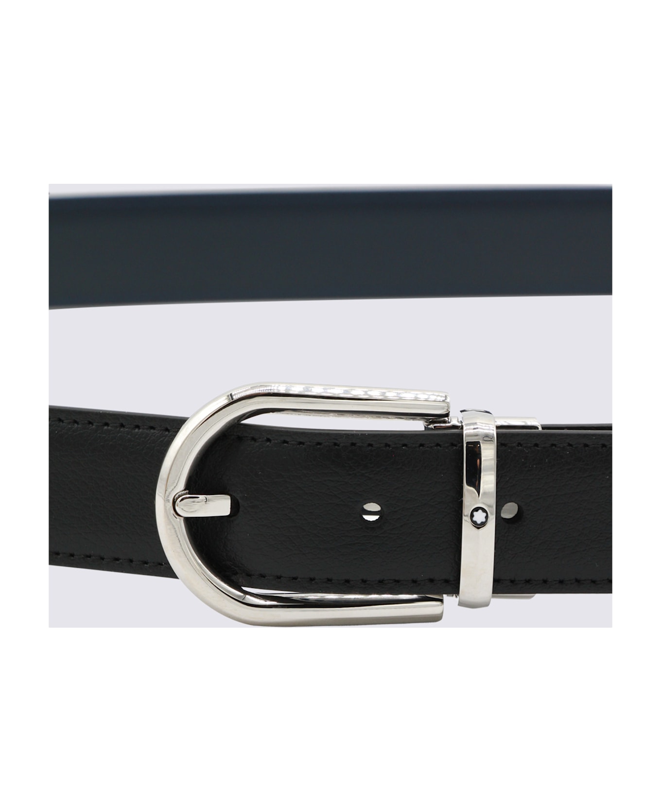 Montblanc Black Leather Belt