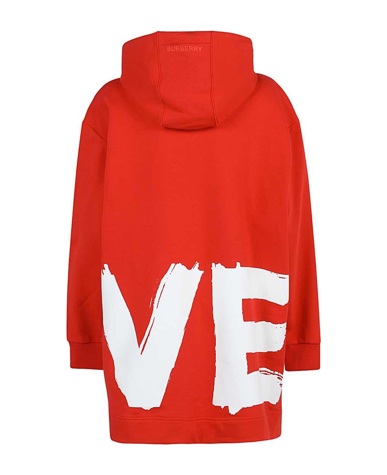 Burberry Love Hooded Sweatshirt - Red