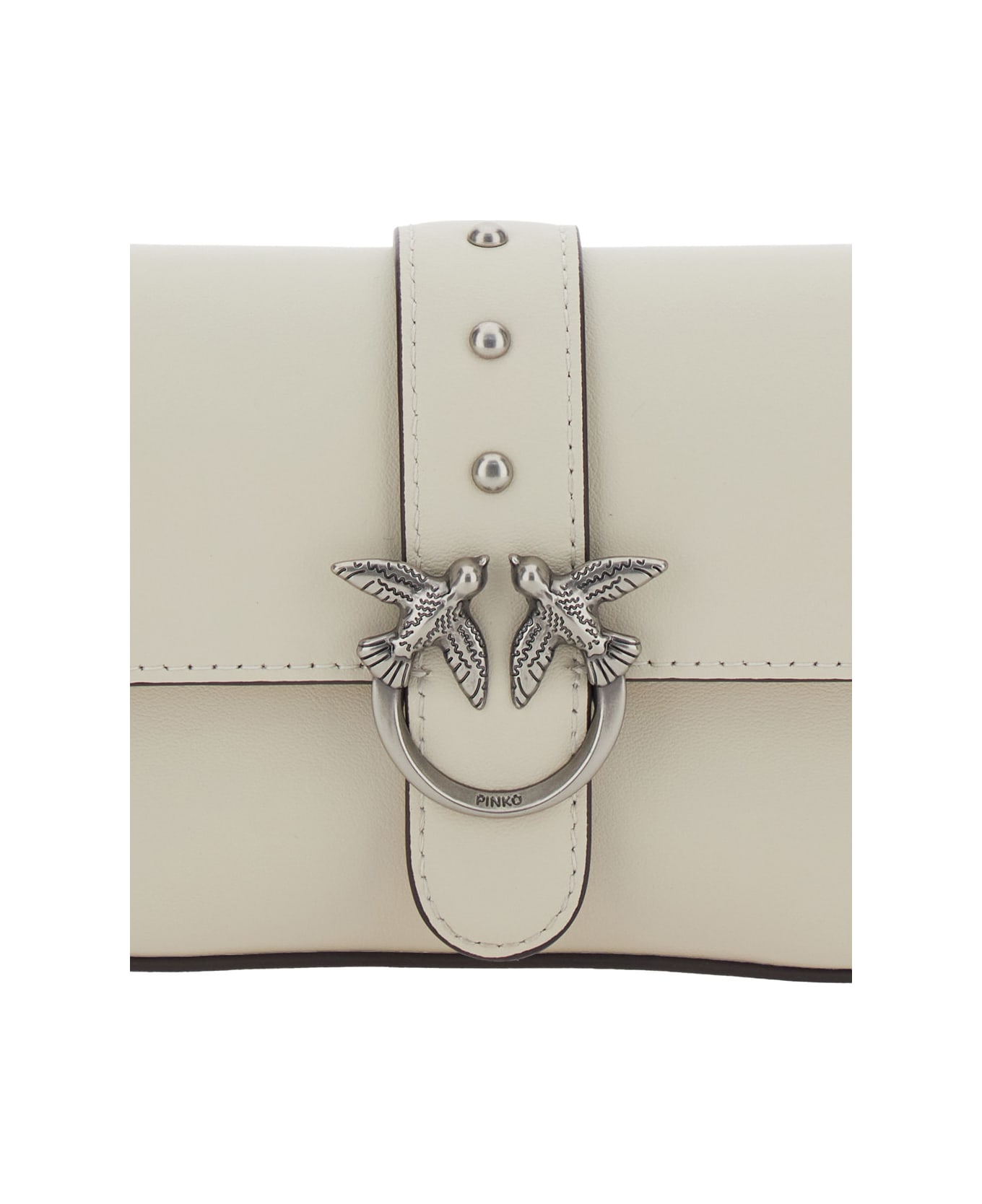 Pinko Love One Slouchy Baby Vitello - White