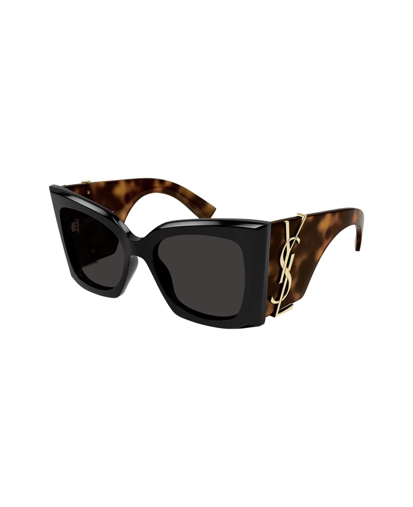 Saint Laurent Eyewear Saint Laurent Sl M119 Blaze 003 Black Havana Sunglasses - Nero