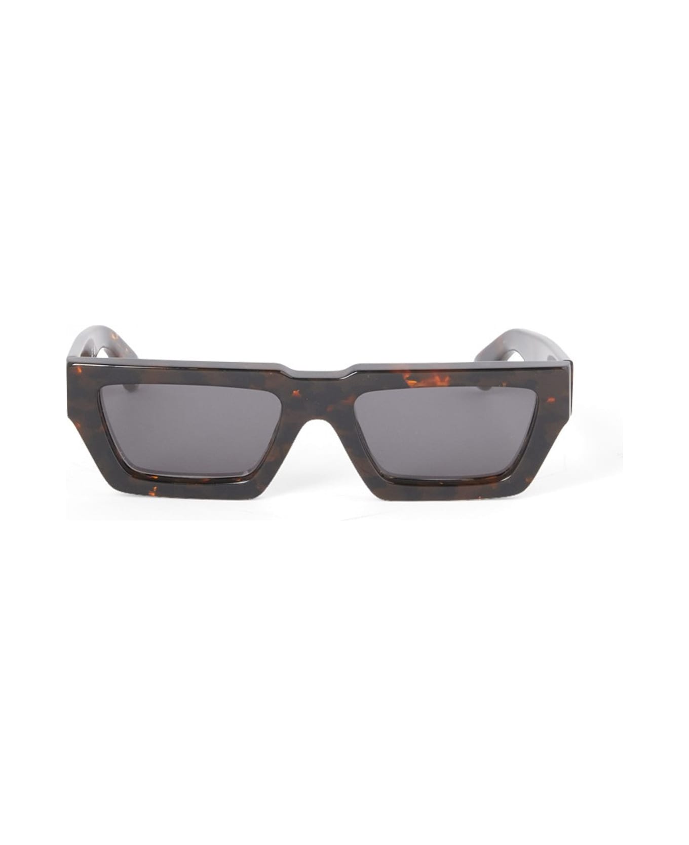 Off-White Off White Oeri129 Manchester 6007 Havana Dark Grey Sunglasses - Havana