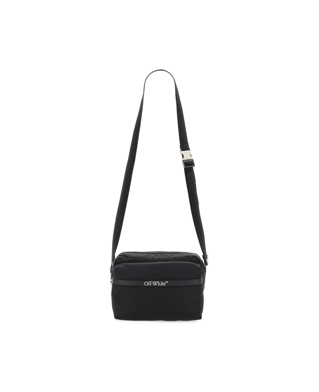 Off-White Camera Bag With Logo - BLACK