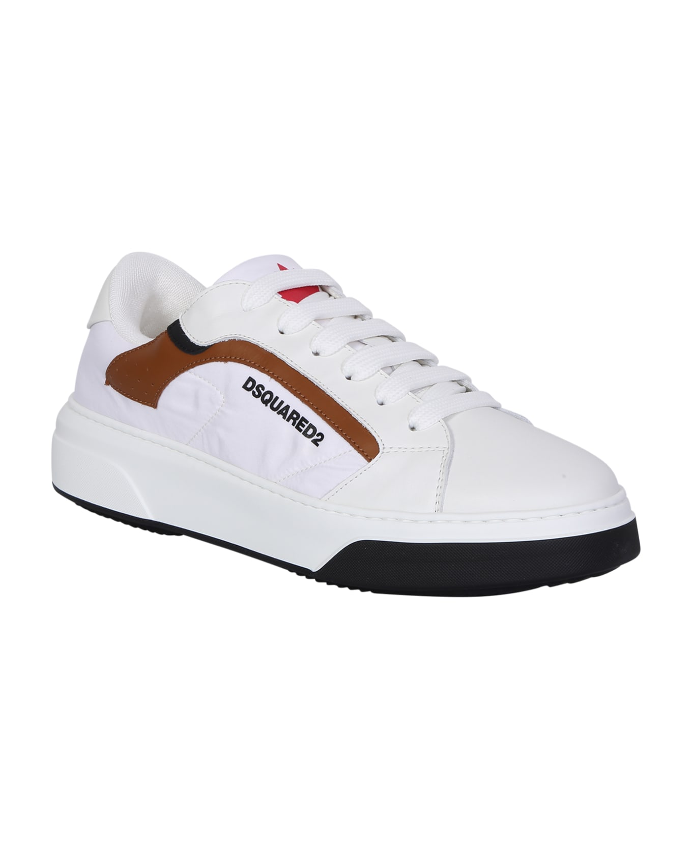 Dsquared2 Nylon White Sneakers - White