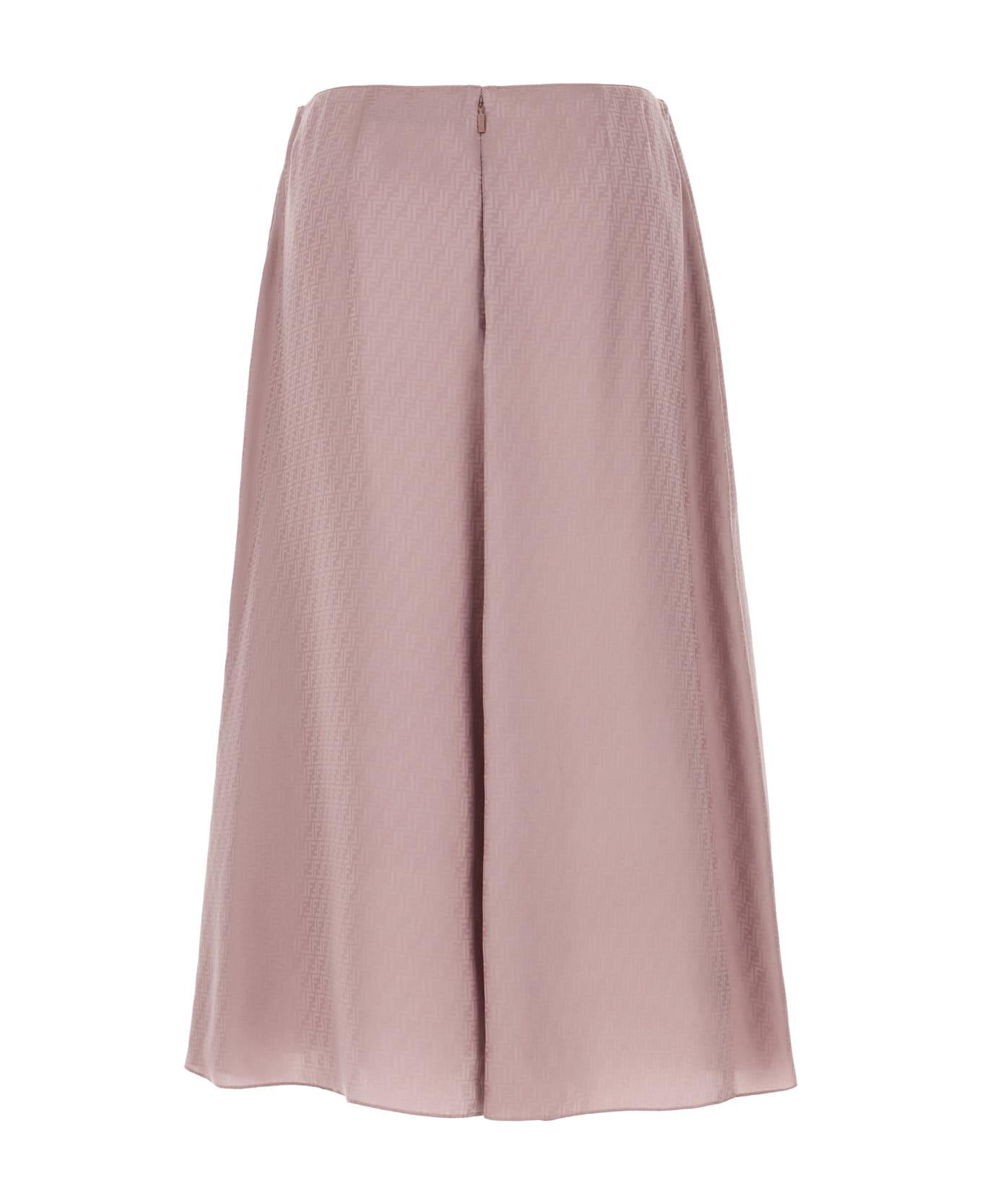 Fendi Mauve Silk Skirt - Rosa