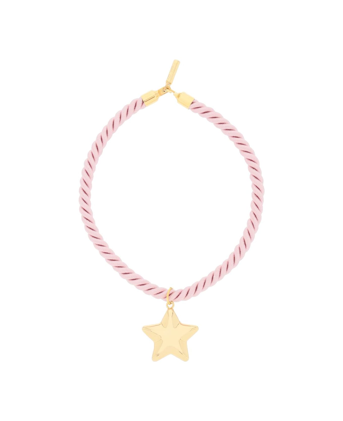 Timeless Pearly Necklace With Charm - PINK (Pink)