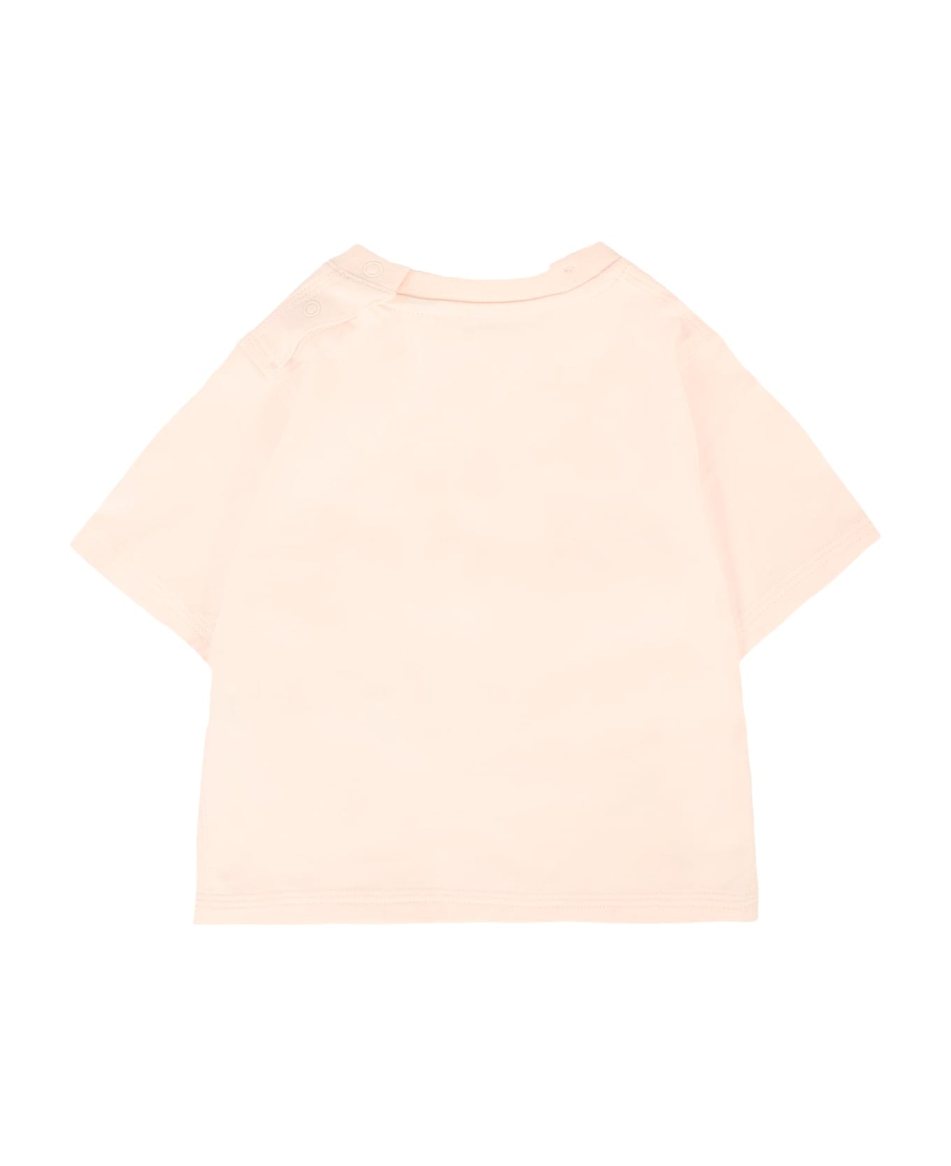 Burberry Pink T-shirt For Baby Girl With Umbrella - Pink