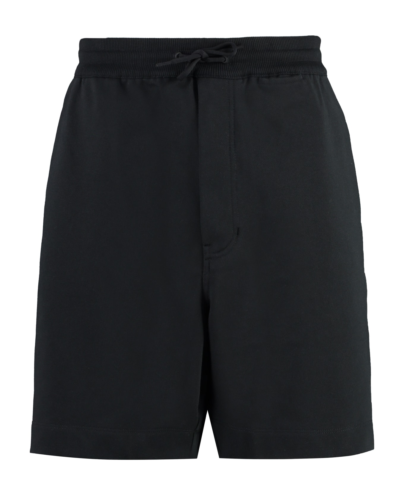 Y-3 Cotton Blend Shorts - black