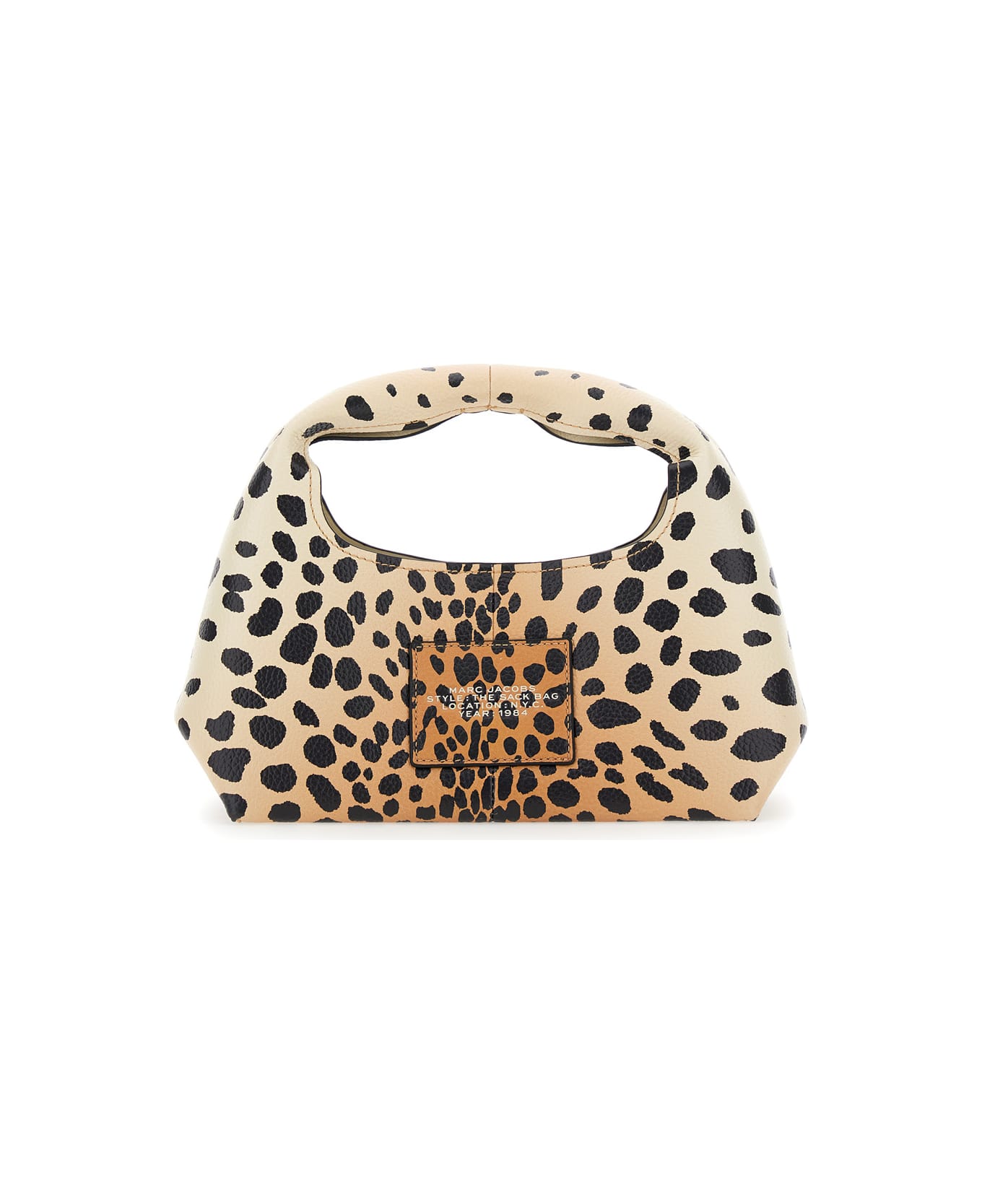 Marc Jacobs The Cheetah Mini Sack Bag - BLACK CHEETAH