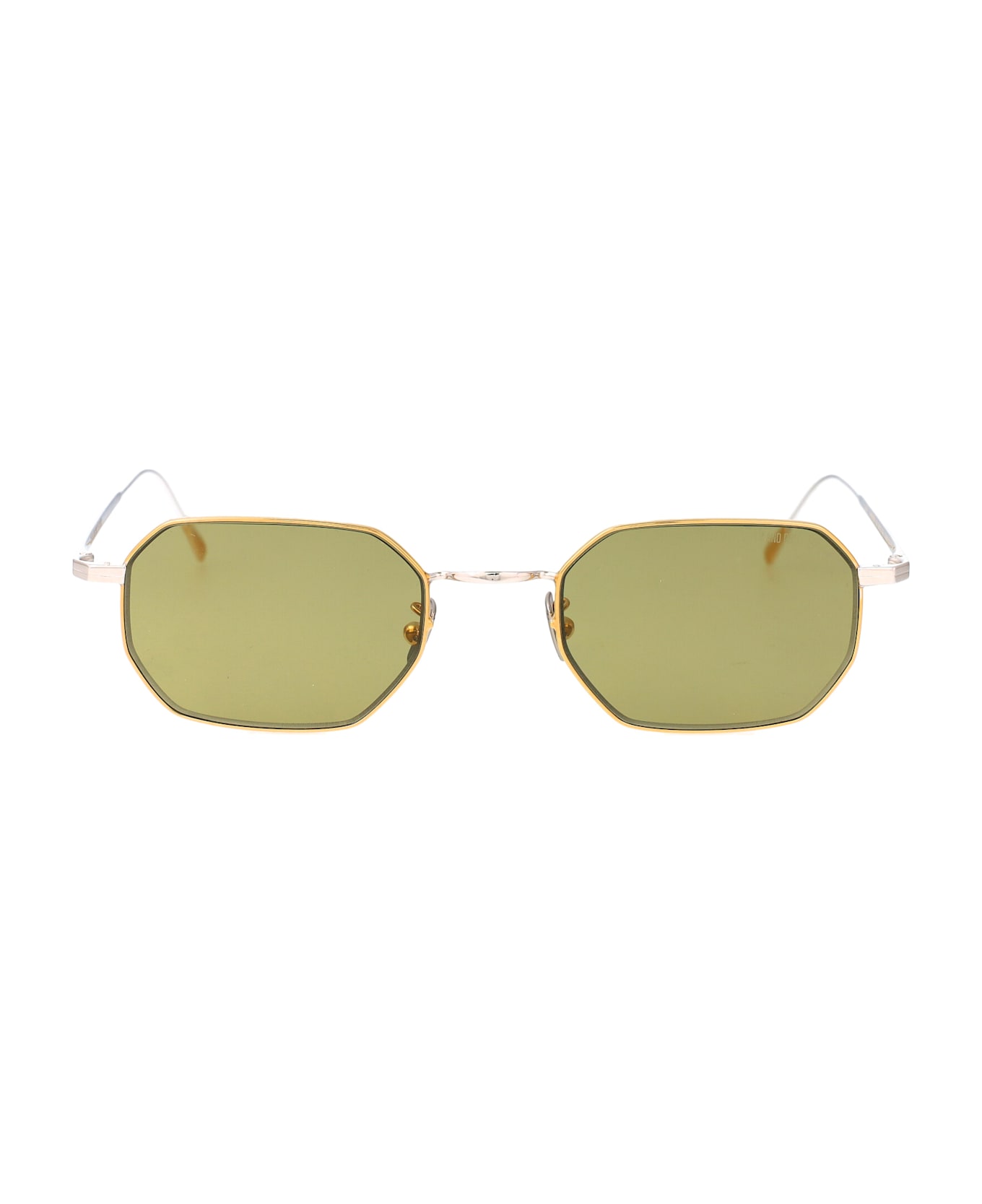 Cutler and Gross 0005 Sunglasses - 04 RHODIUM/GOLD