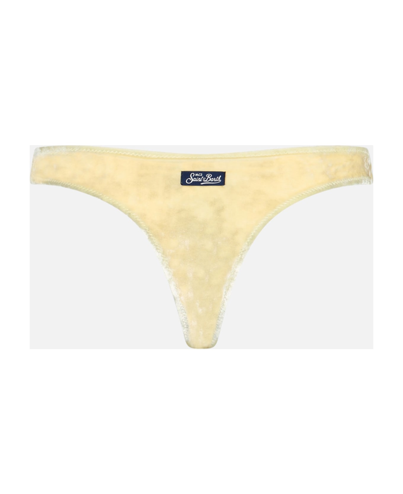 MC2 Saint Barth Woman Yellow Chenille Cheeky Swim Briefs Naomi - YELLOW