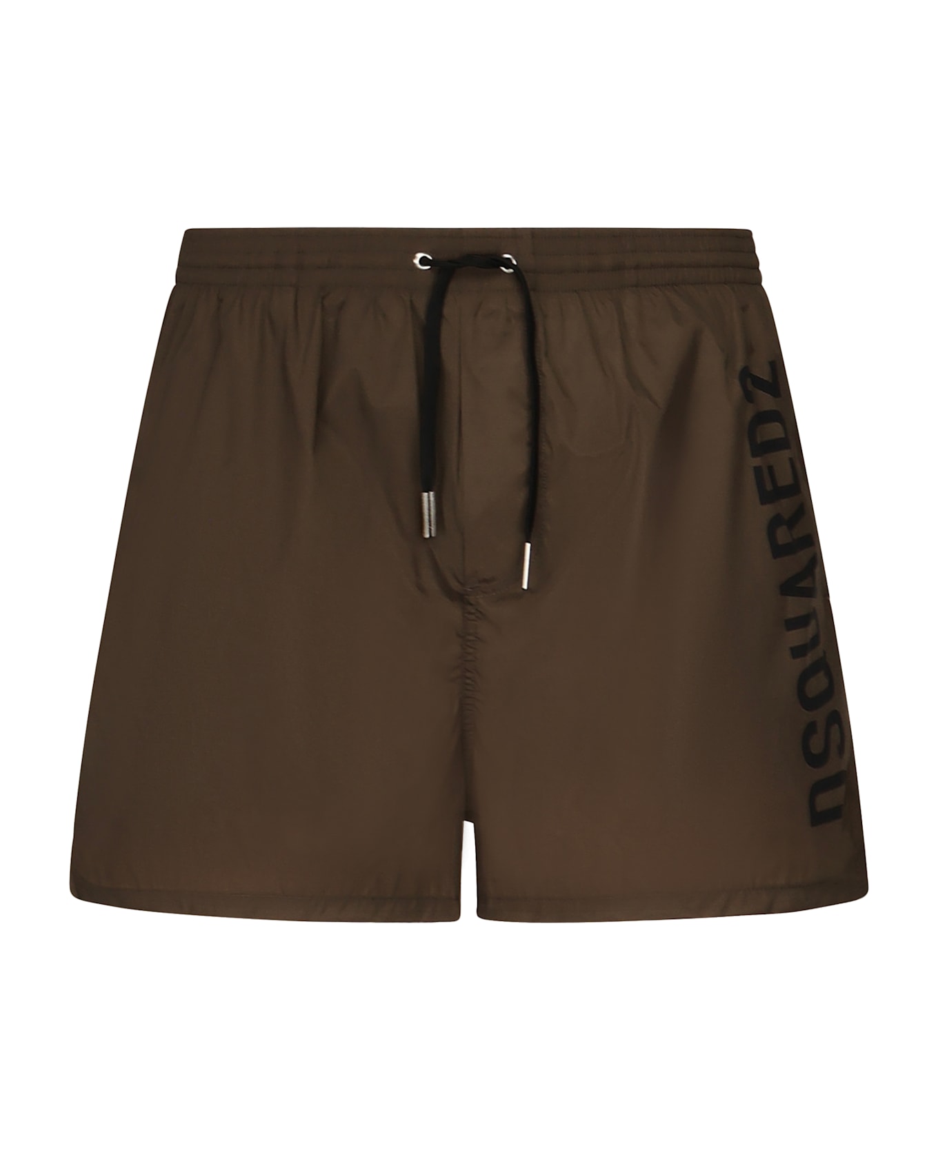 Dsquared2 Midi Boxer With Logo - MILITARY GREEN/BLACK