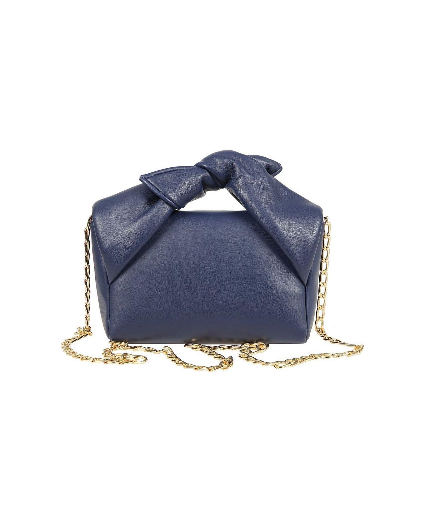J.W. Anderson Medium Bow Twister Top Handle Bag - Blu