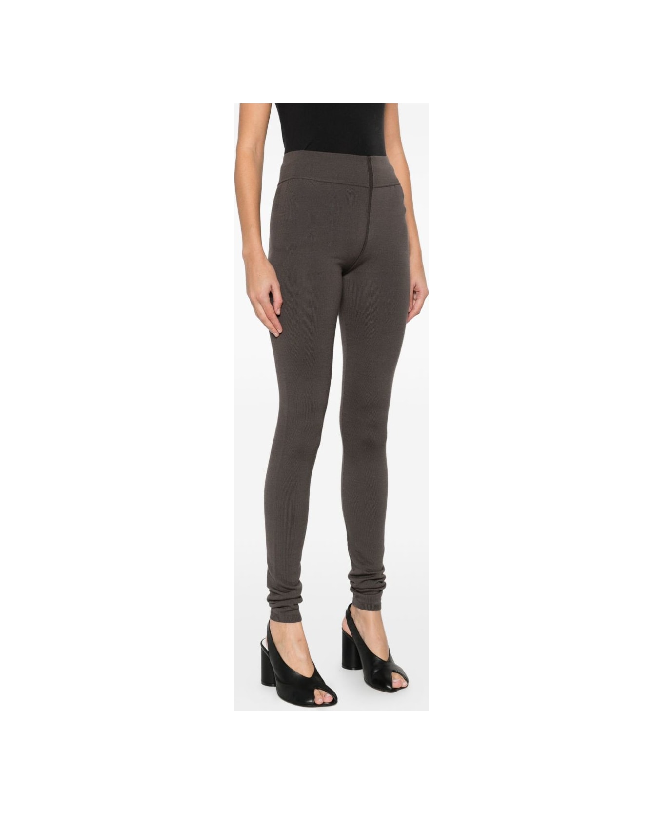 Rick Owens Knitted Leggings - Grey