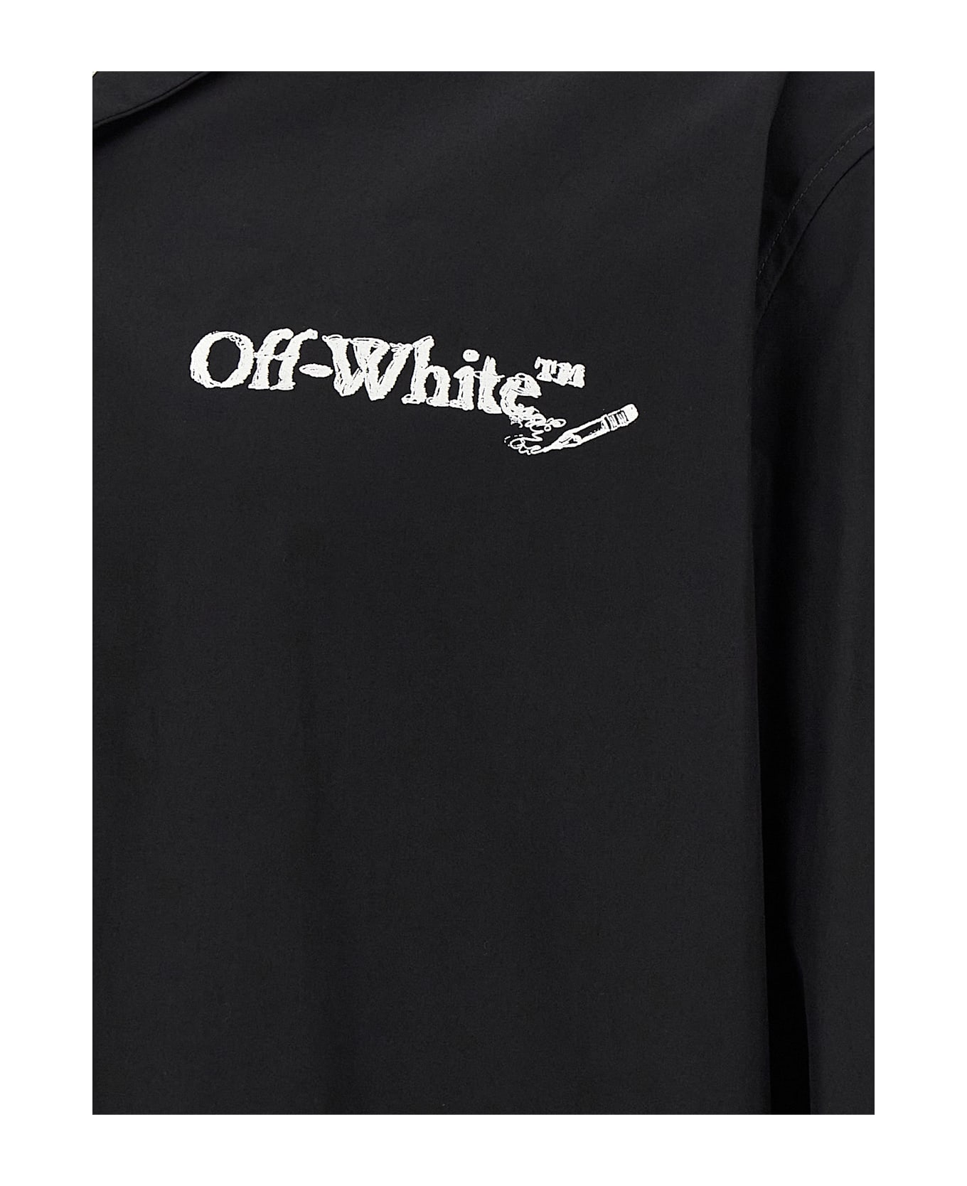 Off-White 
scribble Arr
 Shirt - White/Black