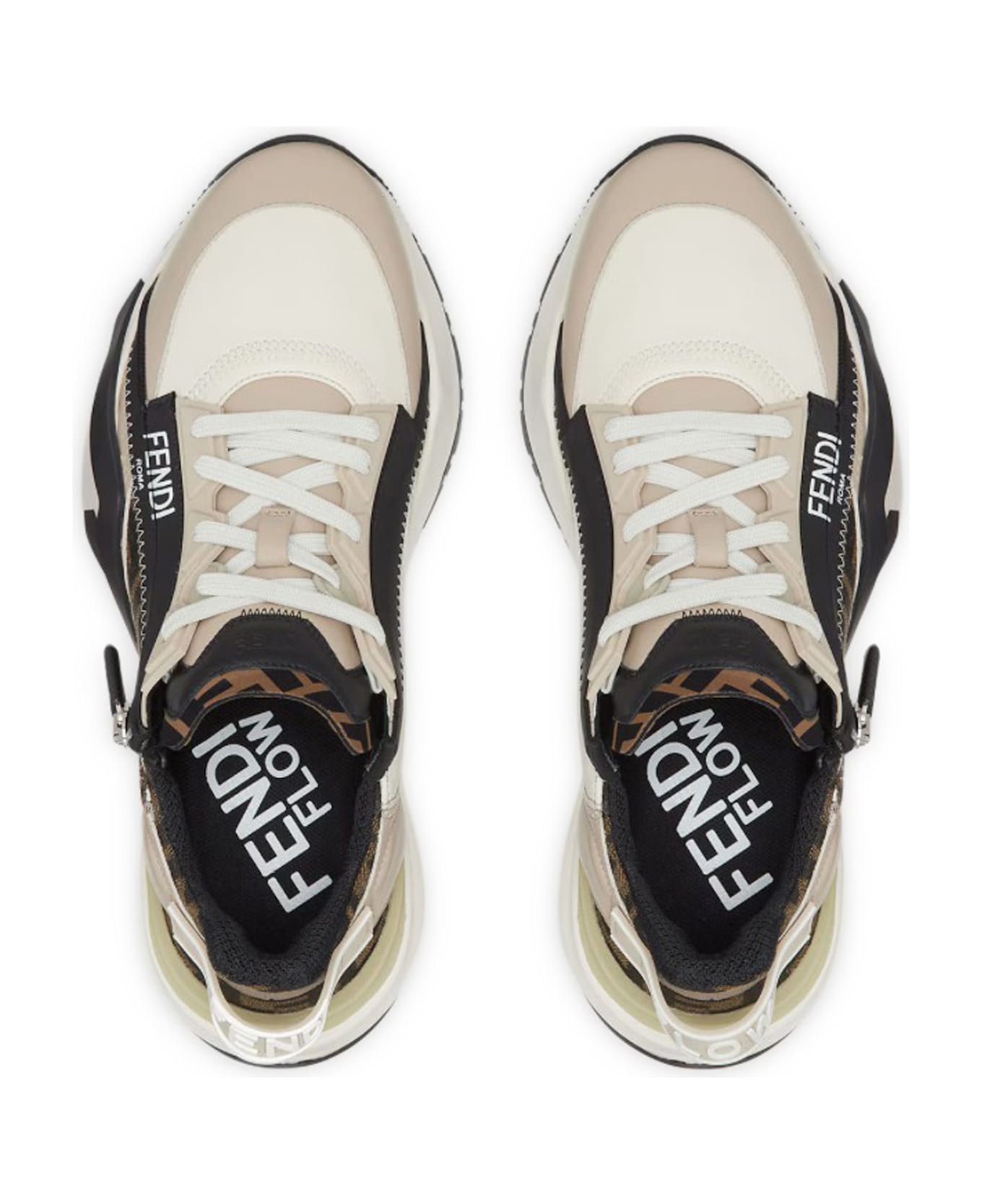 Fendi Flow Sneakers - White