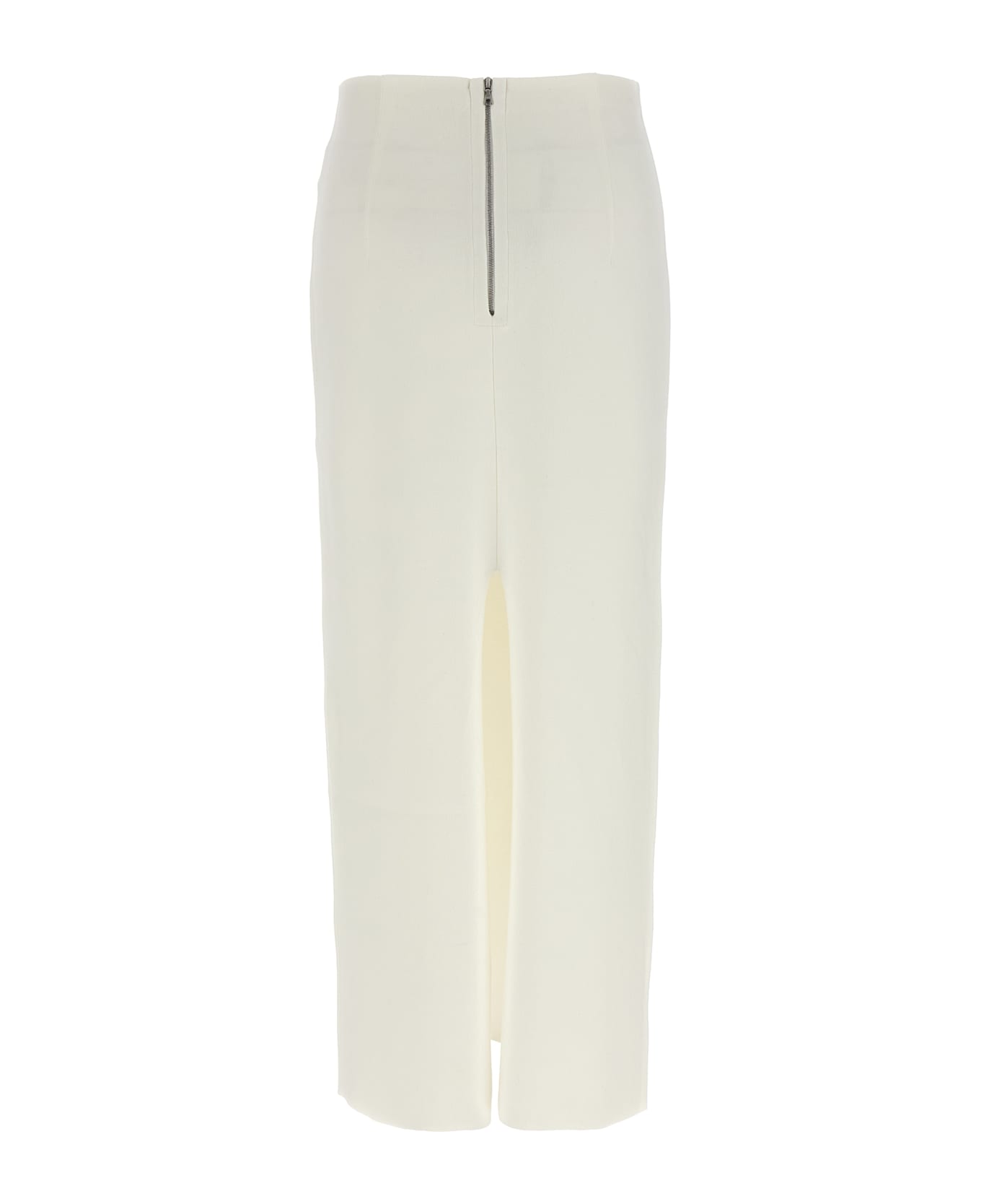 Auralee Double Face Knit Skirt - White